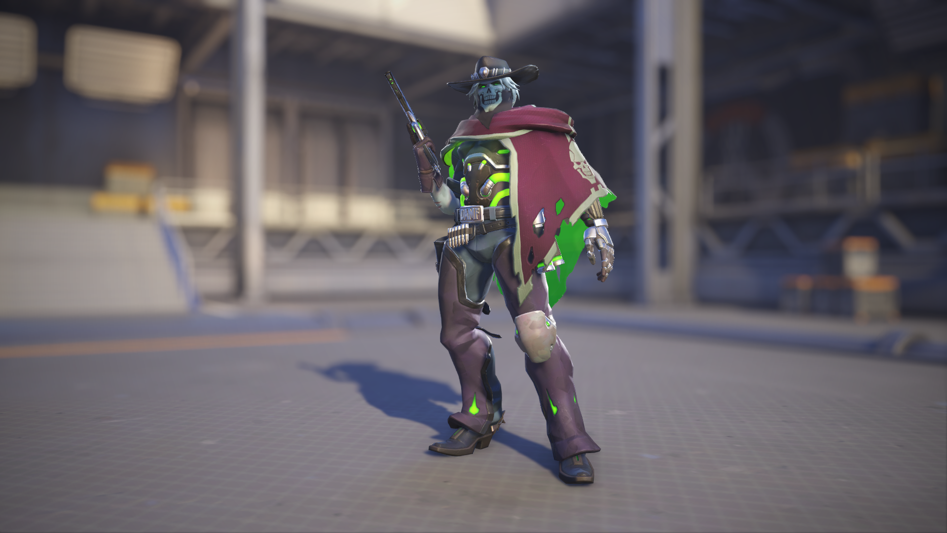 Cassidy models his Undead skin in Overwatch 2.