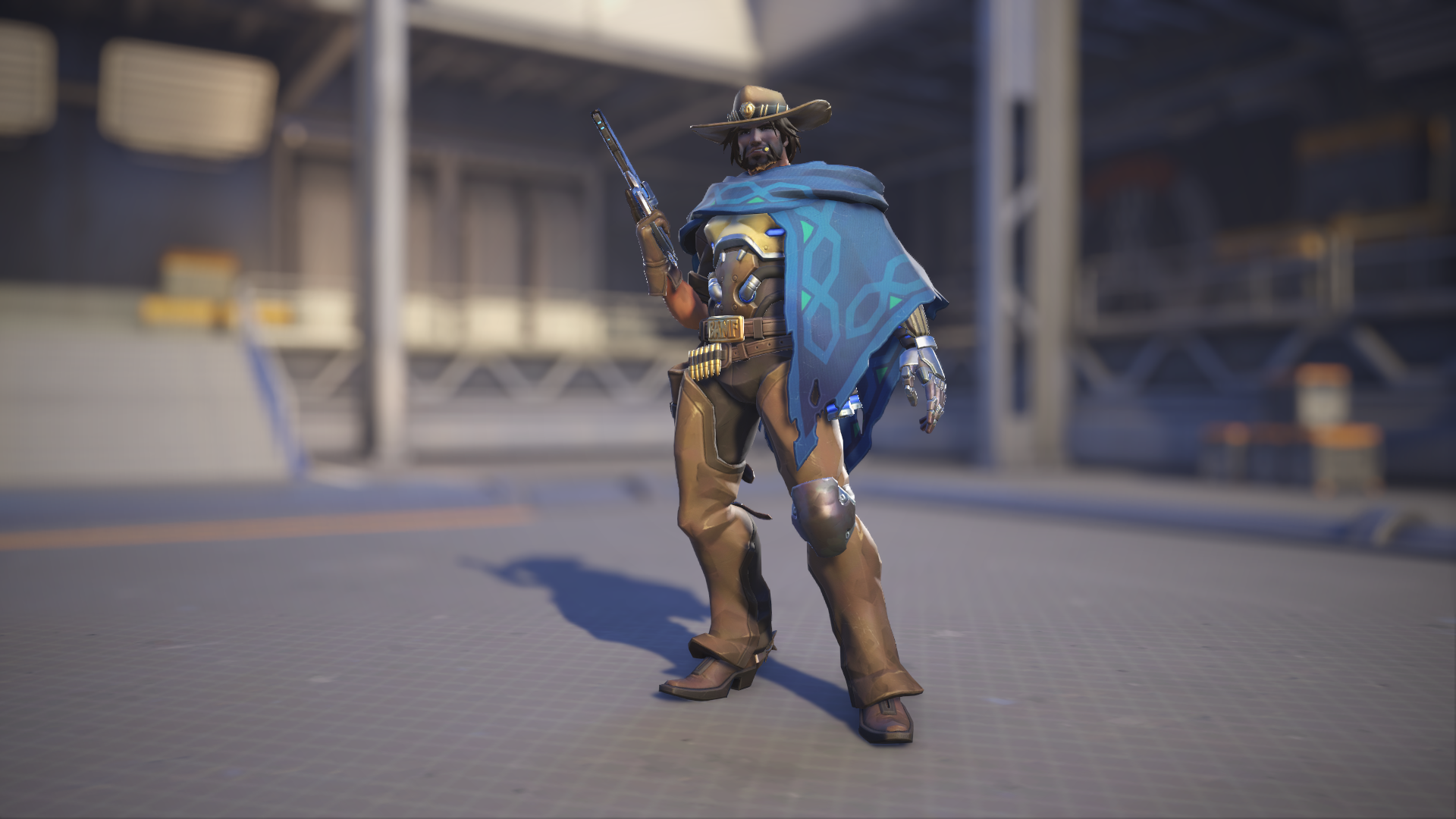 Cassidy models his Lake skin in Overwatch 2.