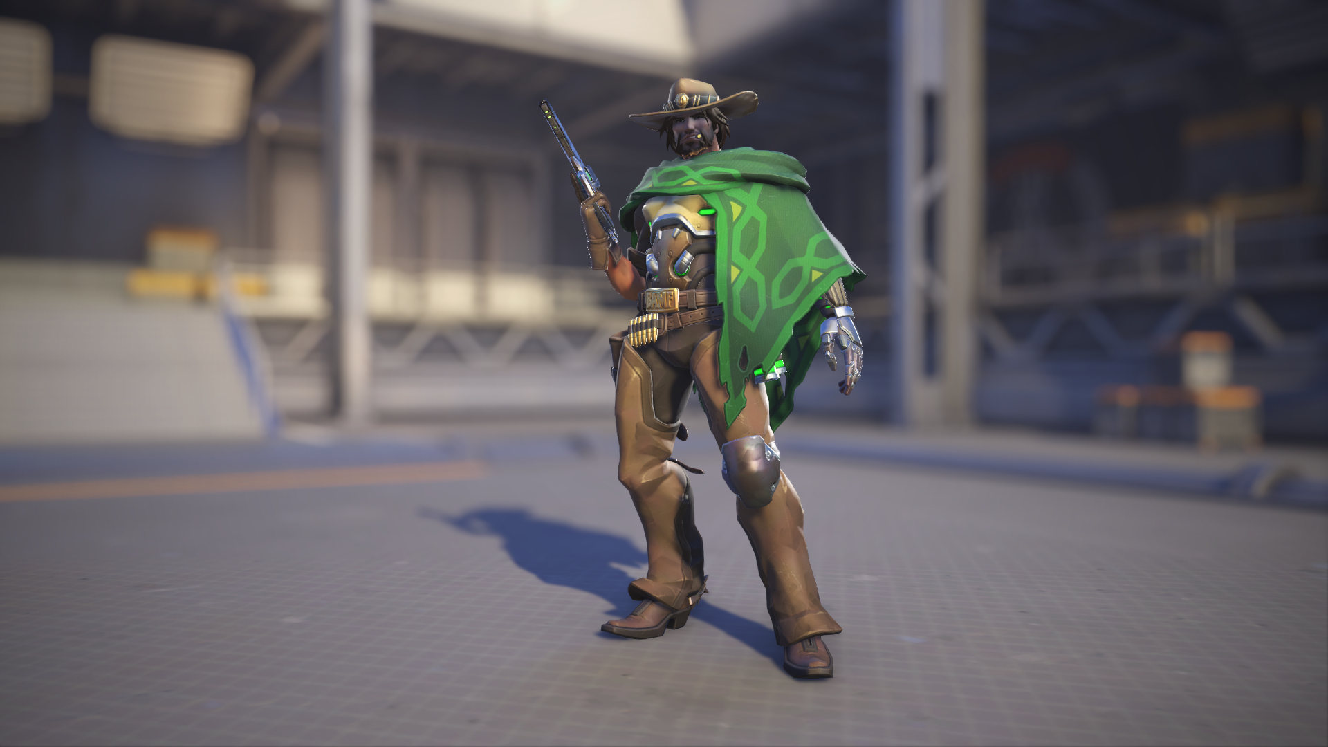 Cassidy models his Sage skin in Overwatch 2.