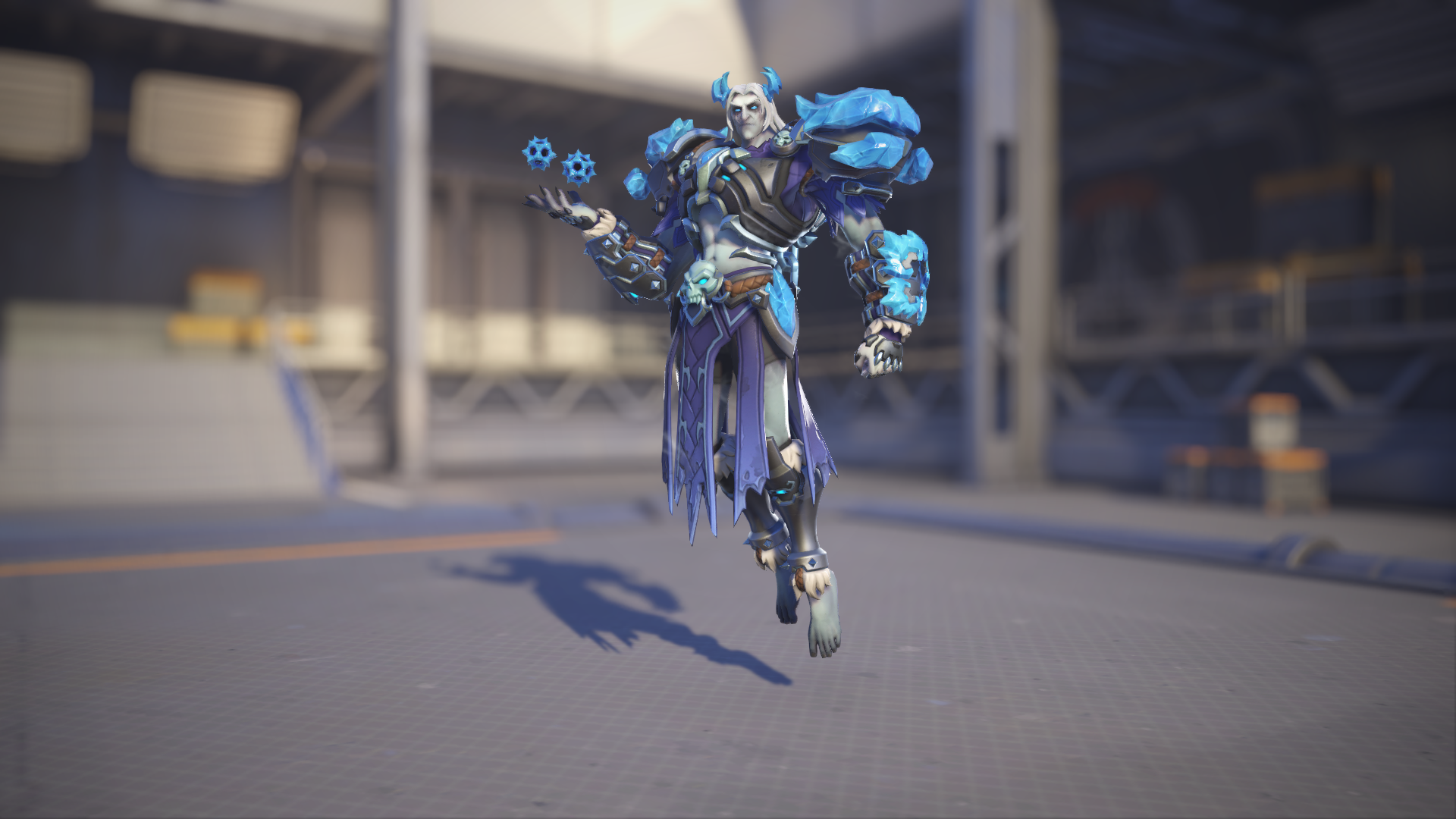 Sigma models his Rime skin in Overwatch 2.