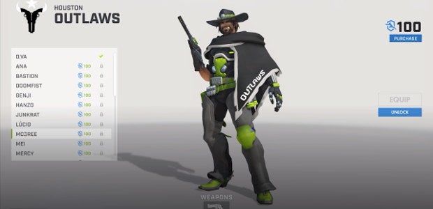 Image for Overwatch launches $5 Overwatch League team kits