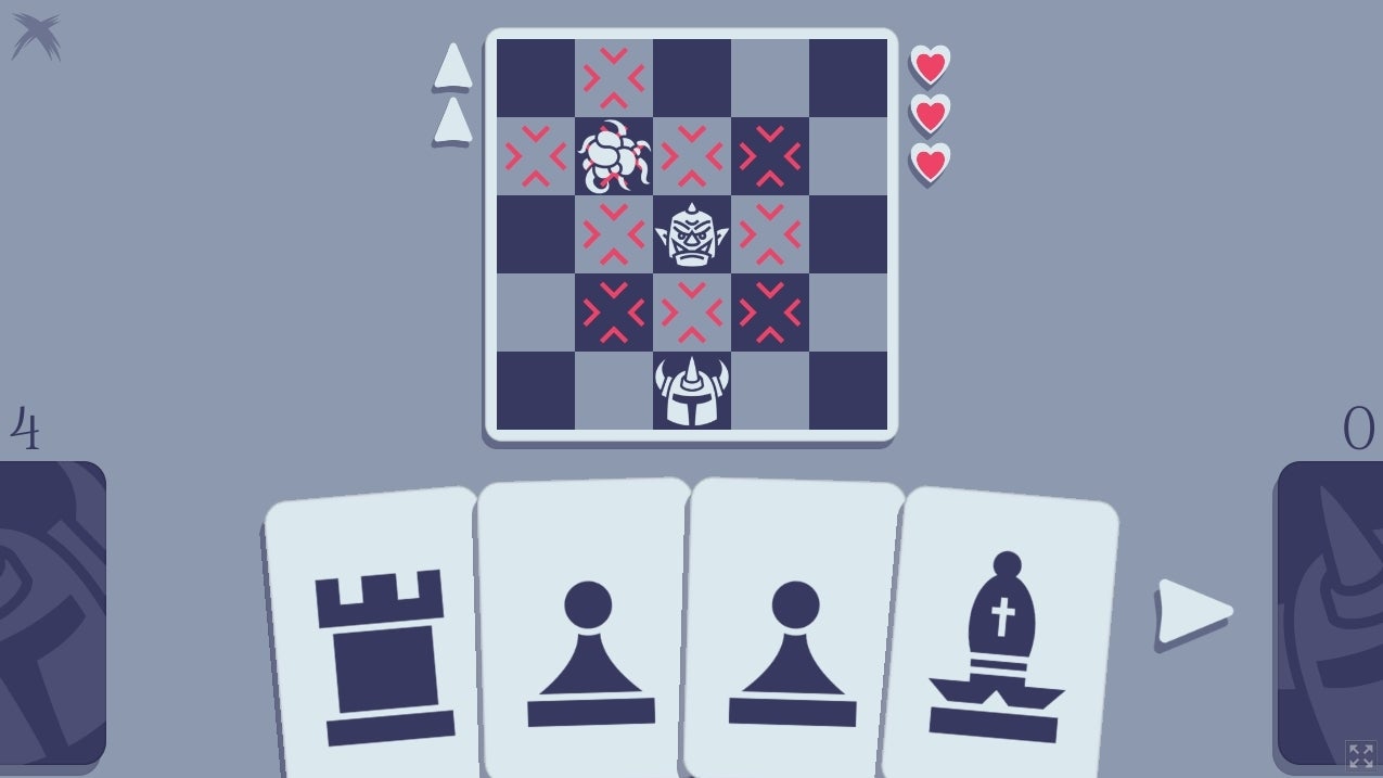 Image for Pawnbarian blends chess smarts and deck-building tension