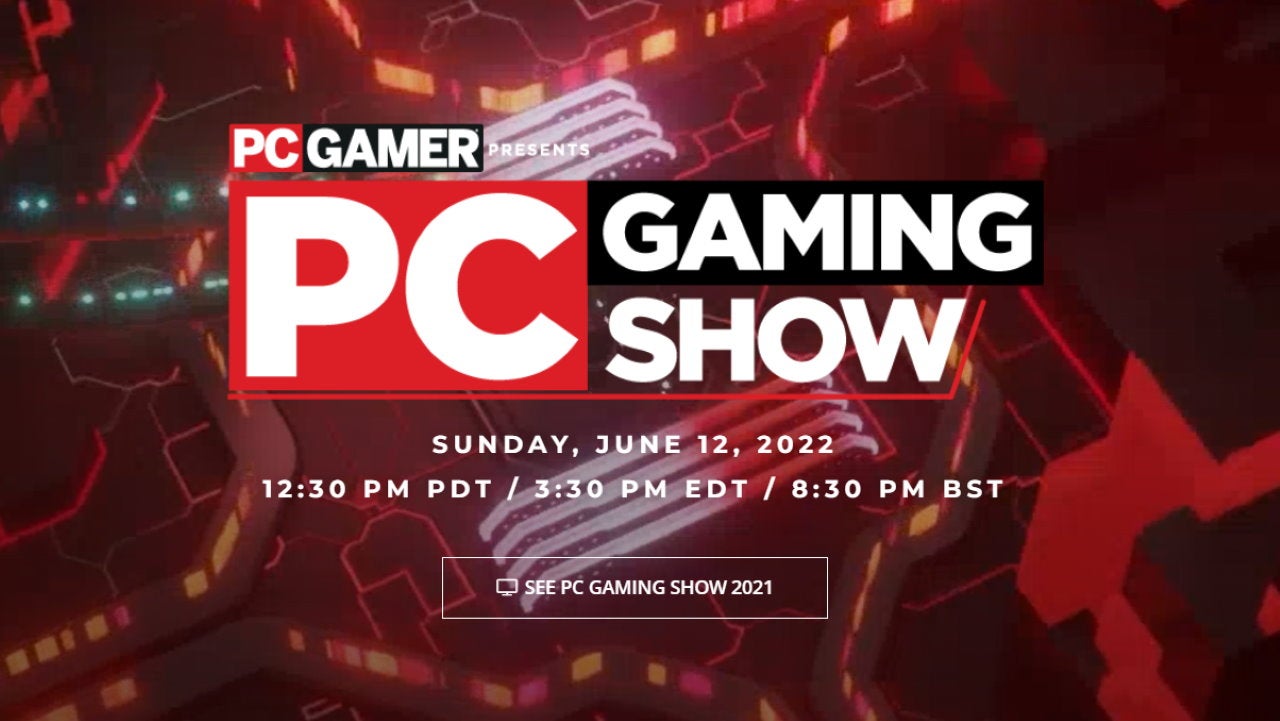 The logo for the PC Gaming Show 2022