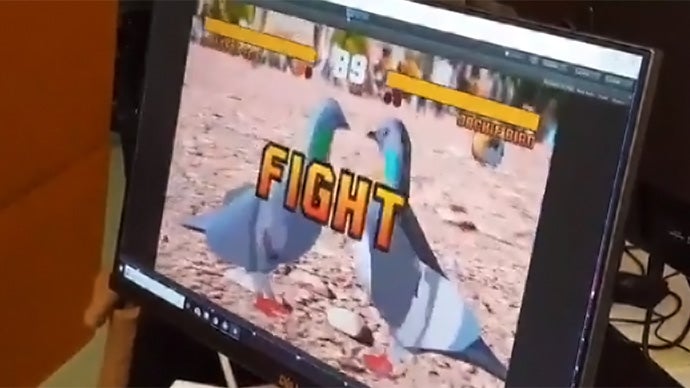 Image for Pekken = Tekken with pigeons