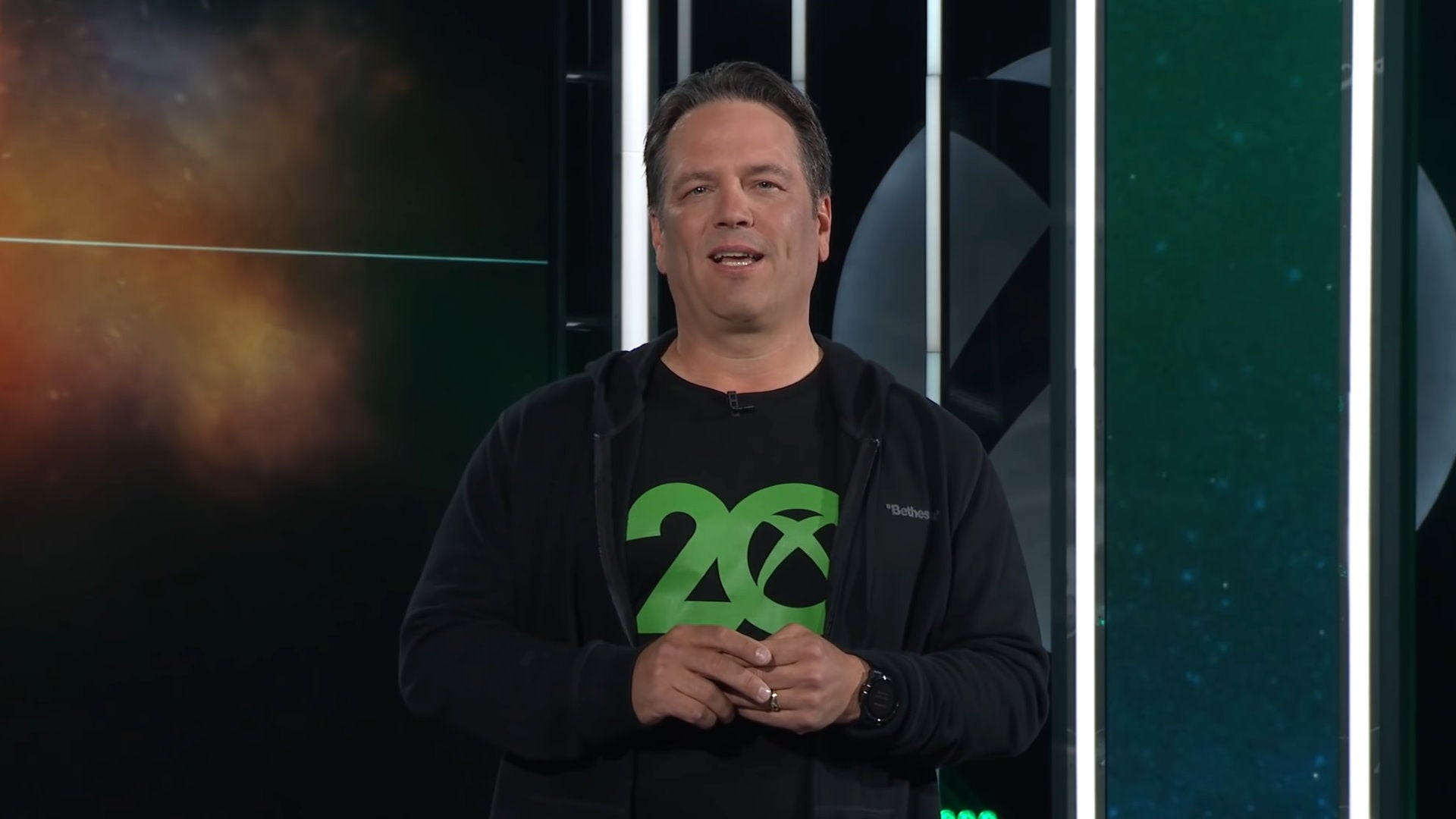game A cropped shot of Phil Spencer from Xbox