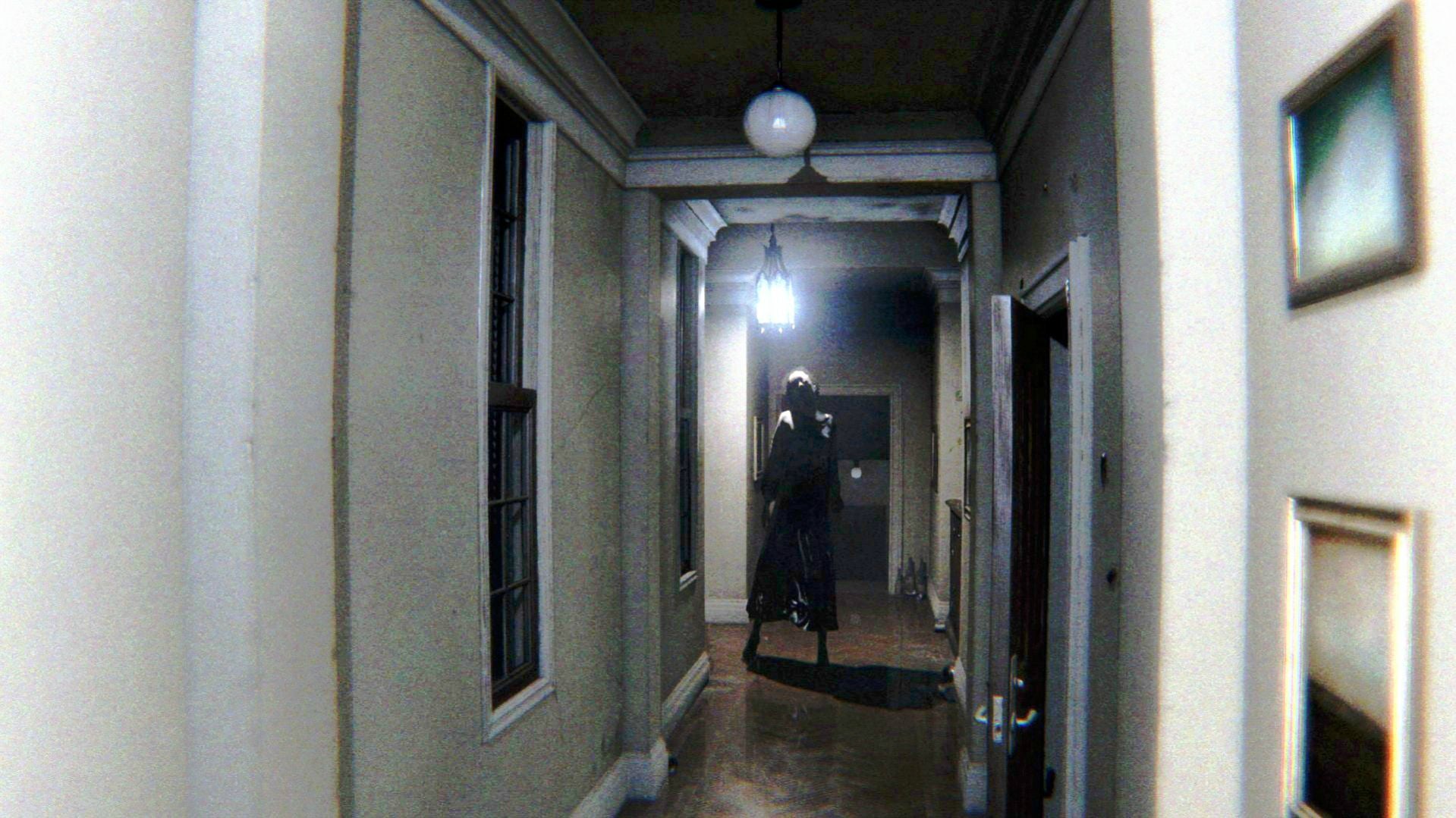 A spooky lady in a hallway in PT.
