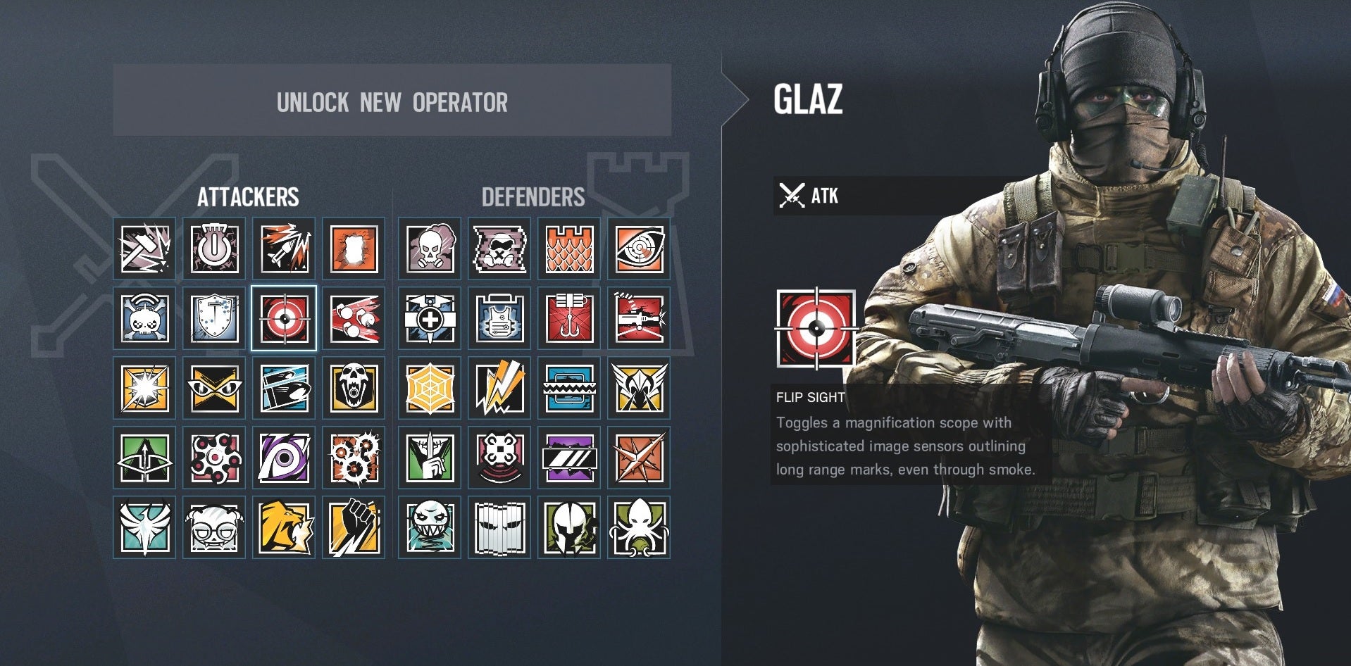 Image for Rainbow Six Siege Glaz: what he can do and how to use him