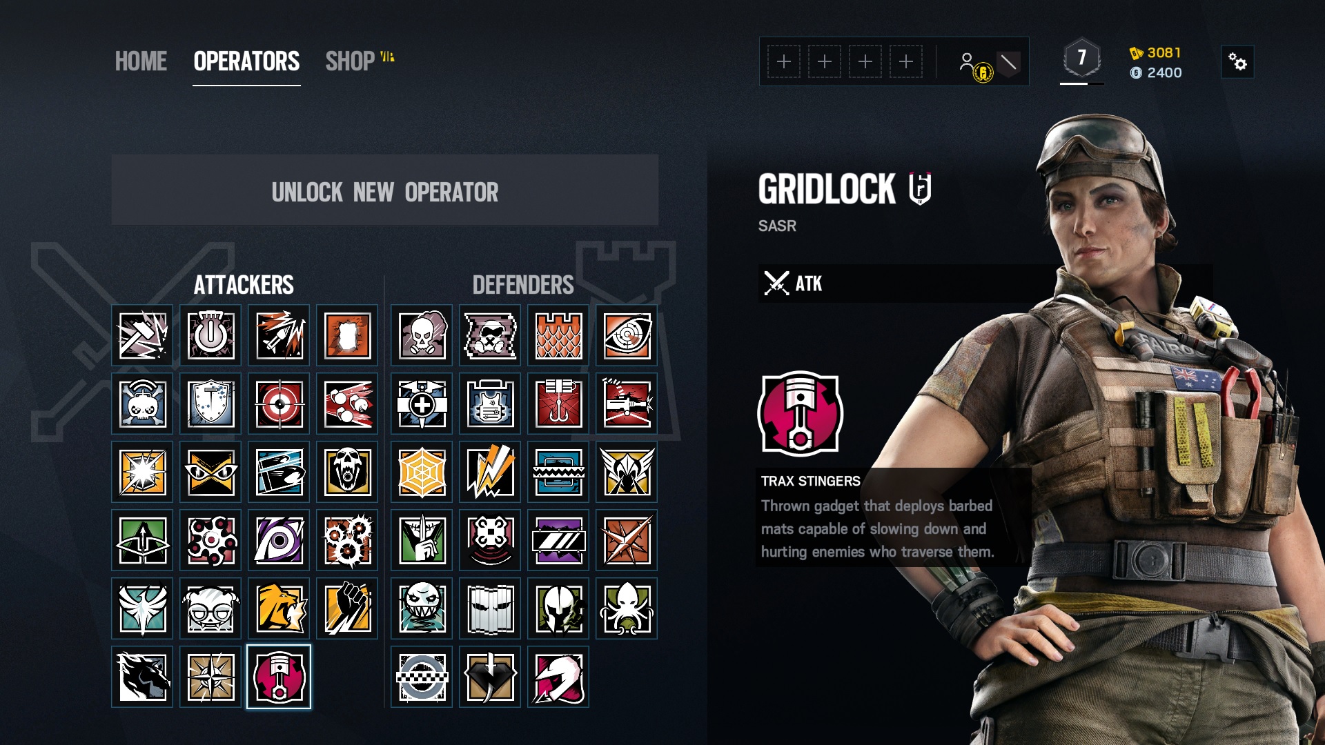 gridlock r6 thicc