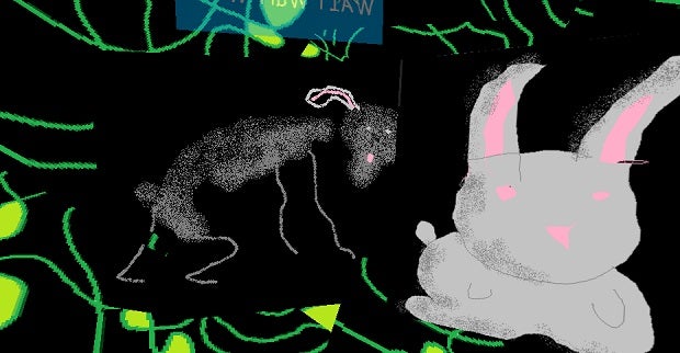 Image for Go deep down the hole with the strange and wonderful Rabbit Game