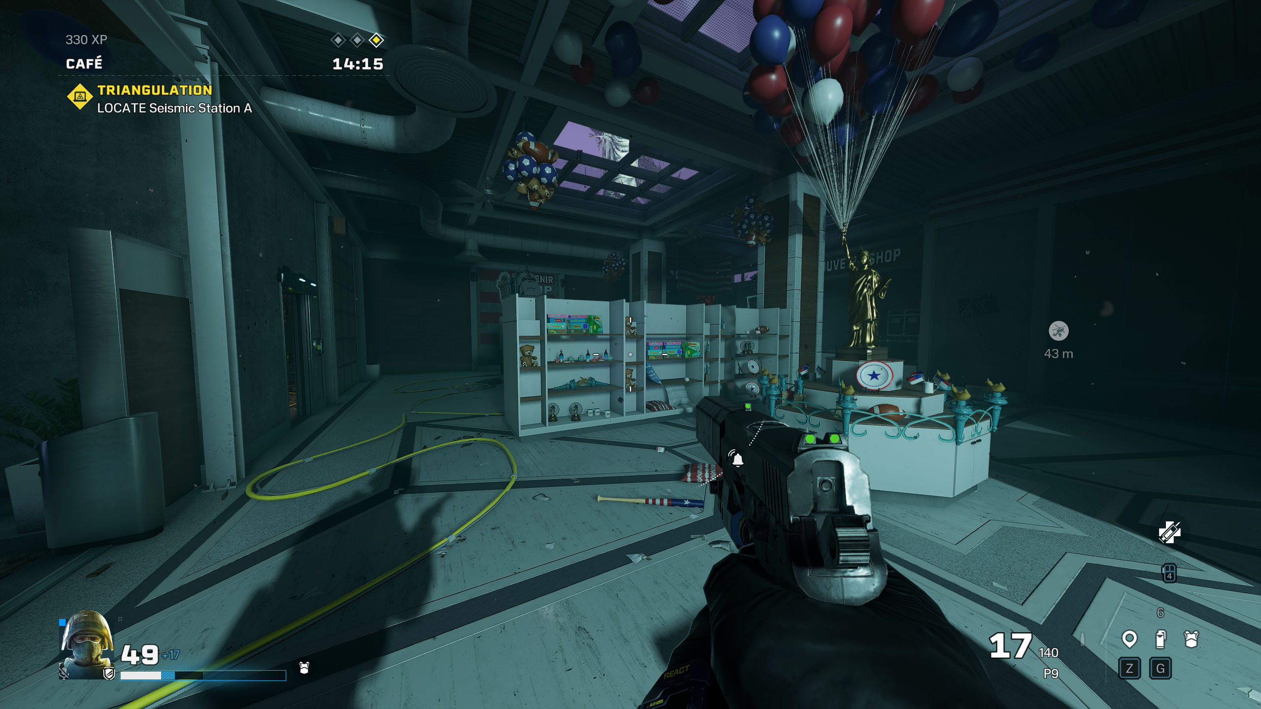 A Rainbow Six Extraction screenshot on the Ultra graphics preset.