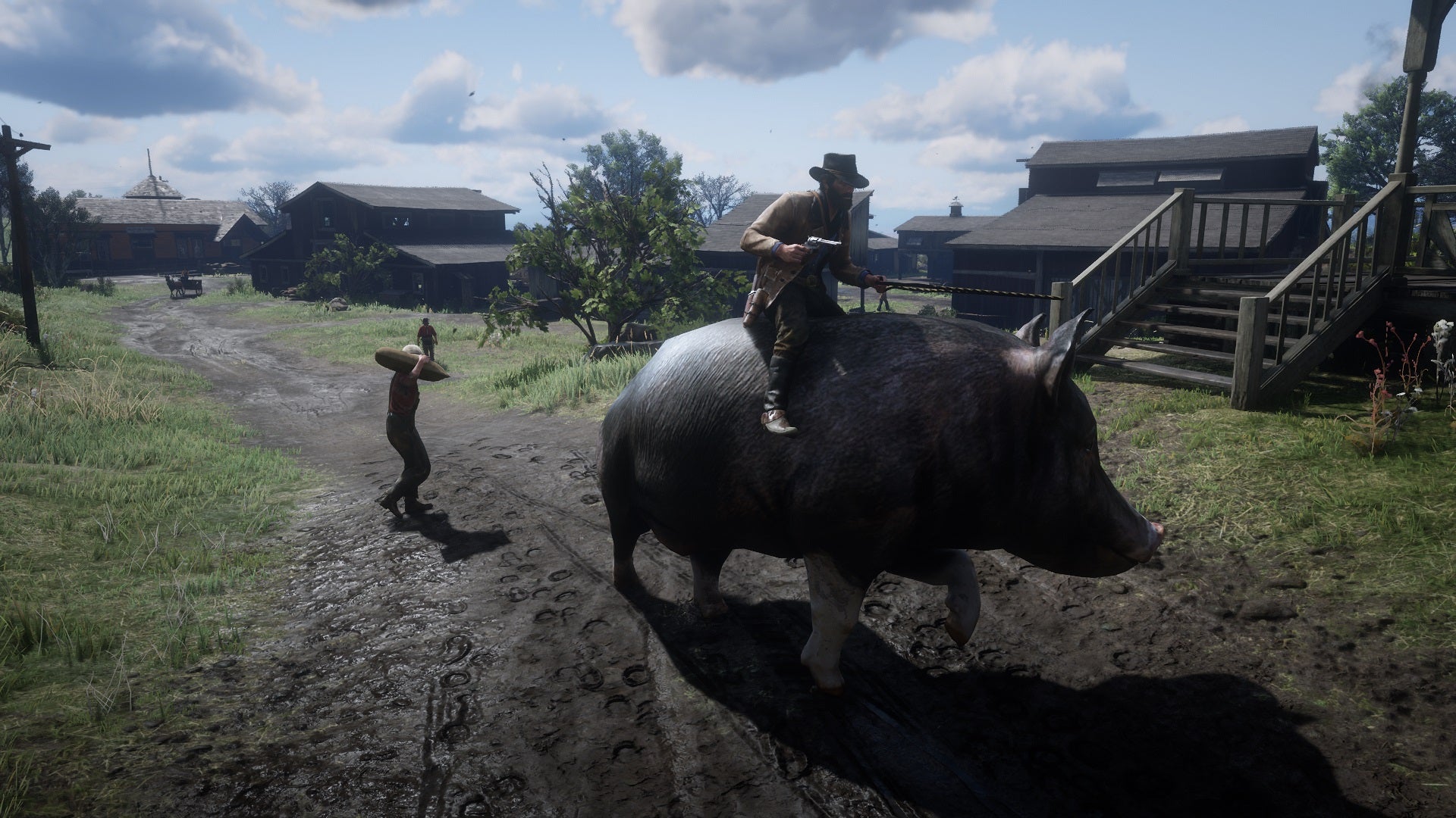 Sprællemand Aja Egypten Go hog-wild on giant pigs in this Red Dead Redemption 2 mod | Rock Paper  Shotgun