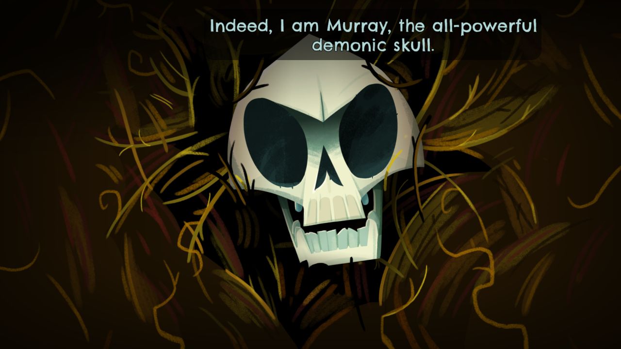 Murray the demonic skull in Return To Monkey Island