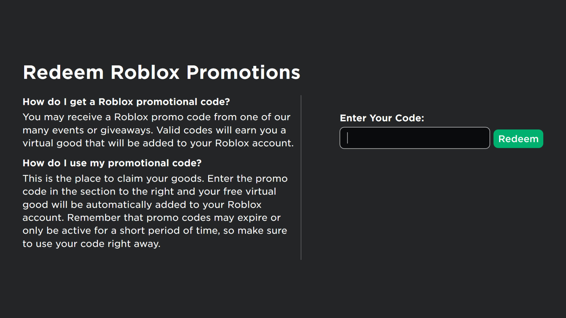 2019 free robux promo code