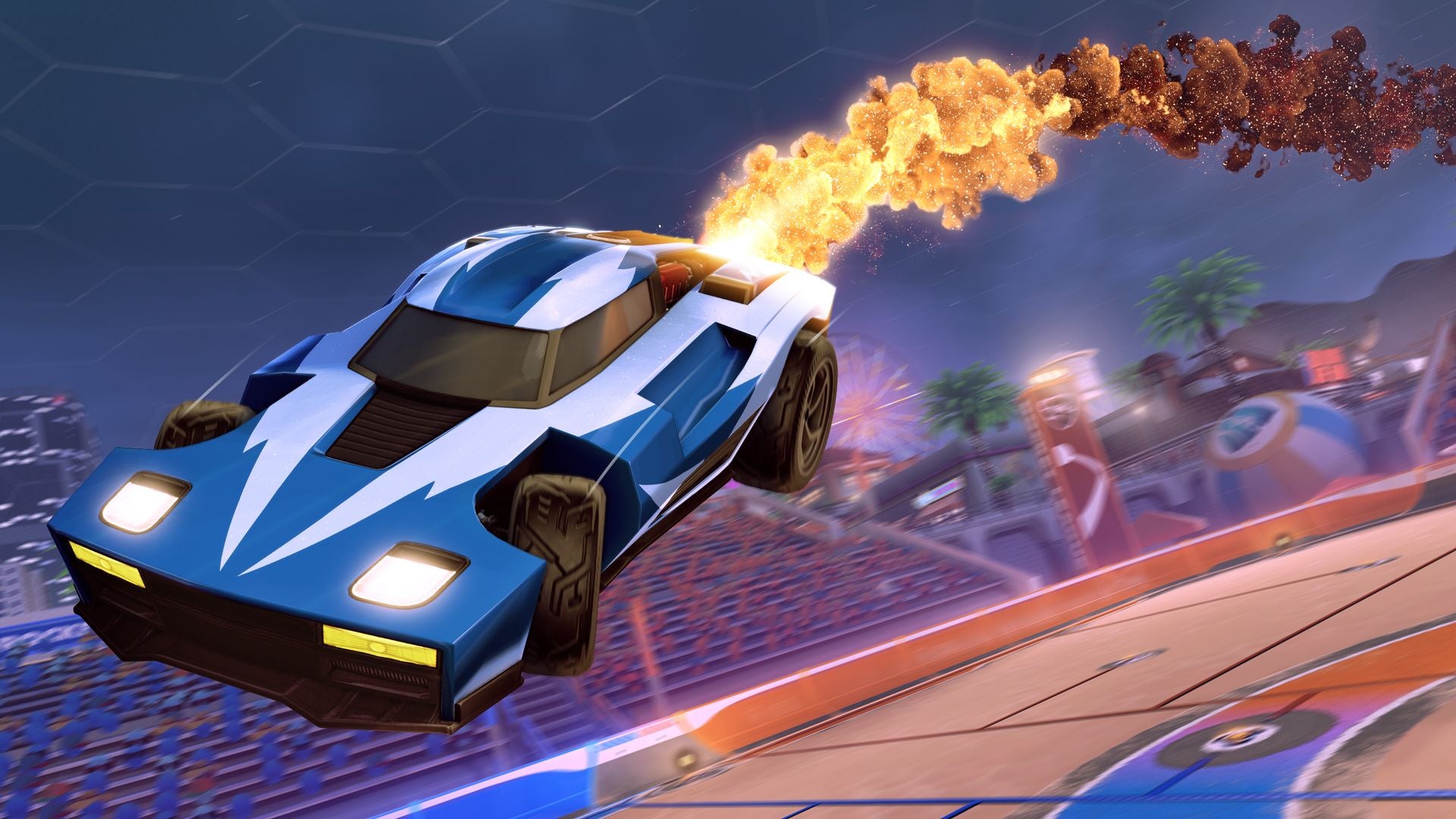 Image for Rocket League's car kickabout goes free next week