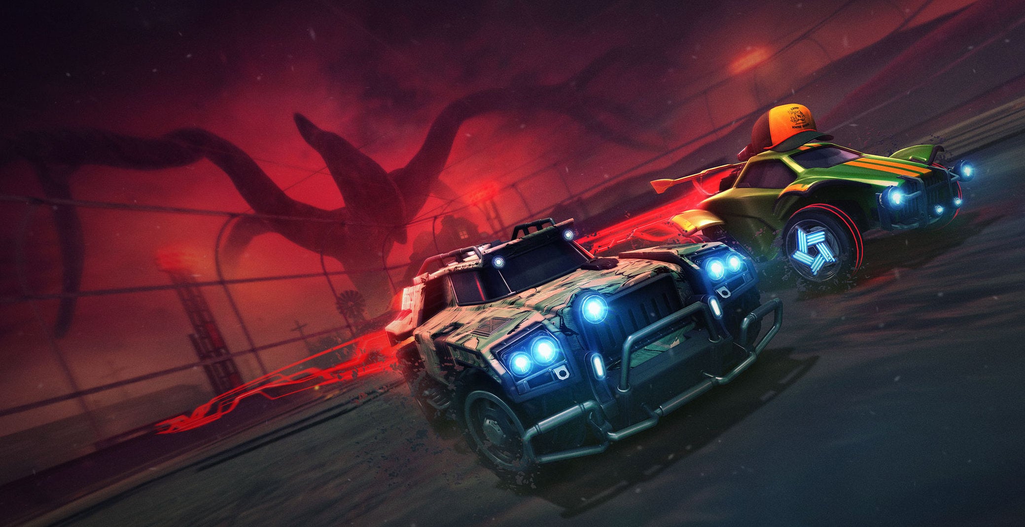 Image for Rocket League's Halloween event crashes into Stranger Things