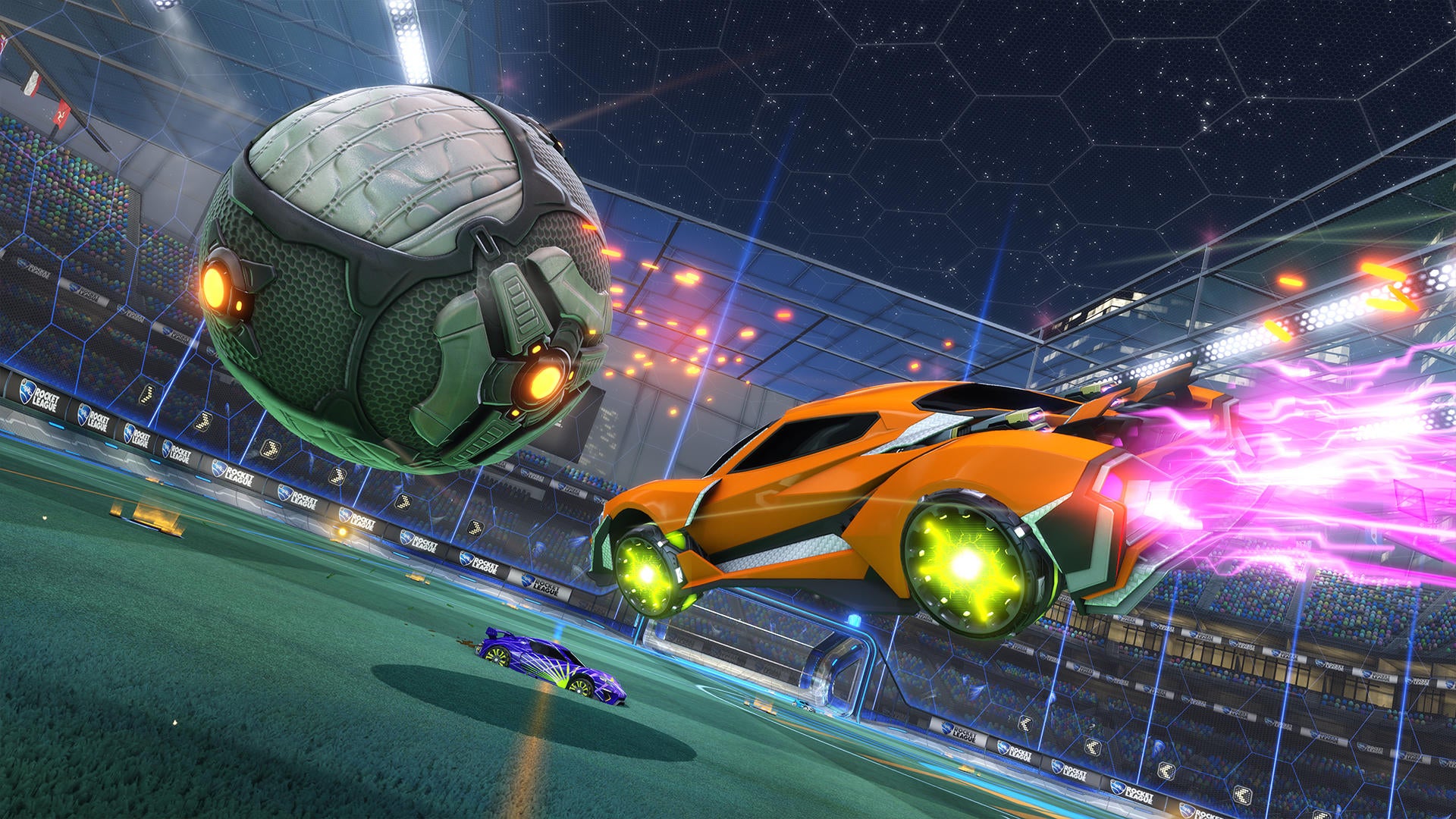 Image for Rocket League lowers prices for cosmetics following the Blueprint Update