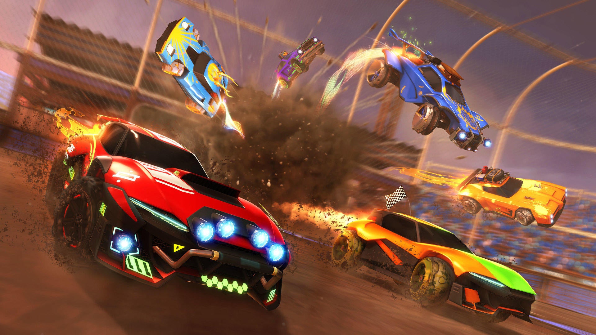 Image for Rocket League's servers died after it went free-to-play yesterday