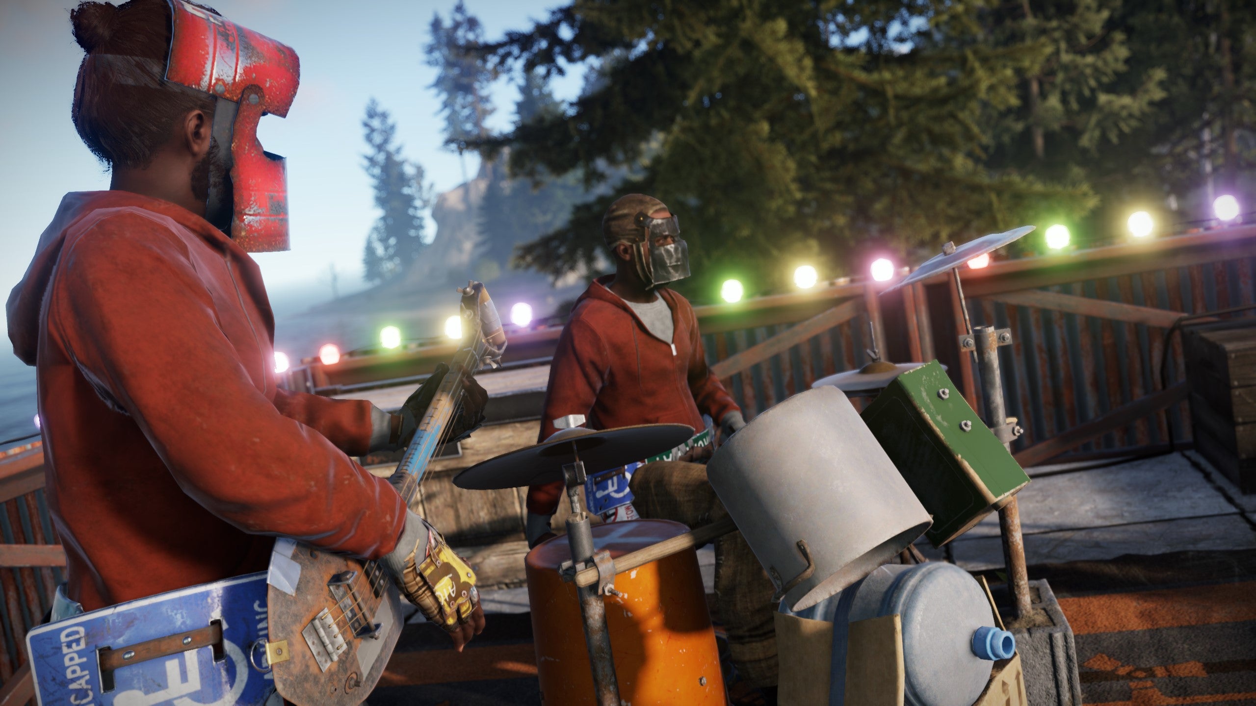 Image for Rust's new Instruments DLC lets you shred the shovel bass