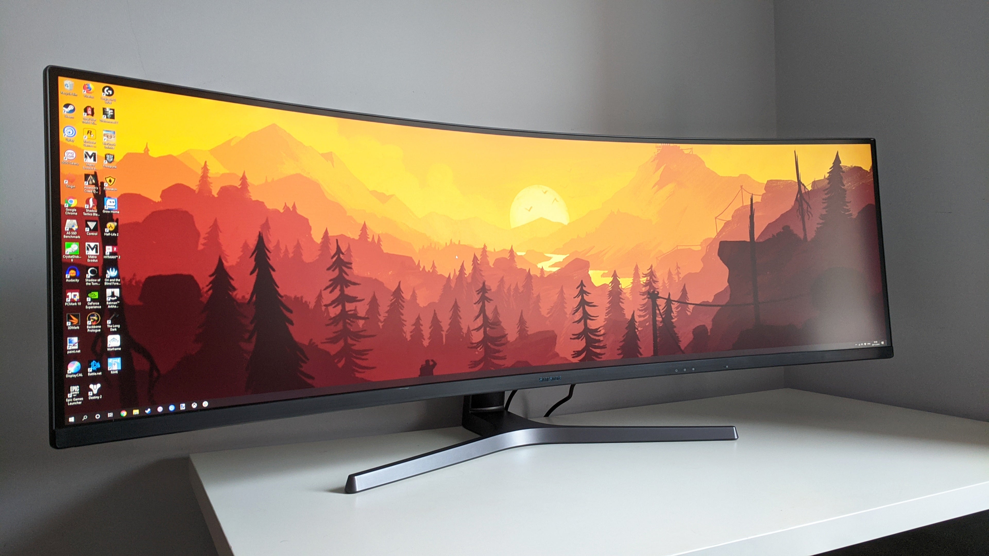 Image for Get the 49-in Samsung CRG9 ultrawide for £300 off today