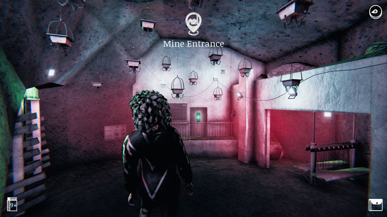 Anita stands in the entrance of the Gravoi mine in Saturnalia