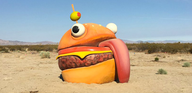 Image for Fortnite burger mascot survives interdimensional journey