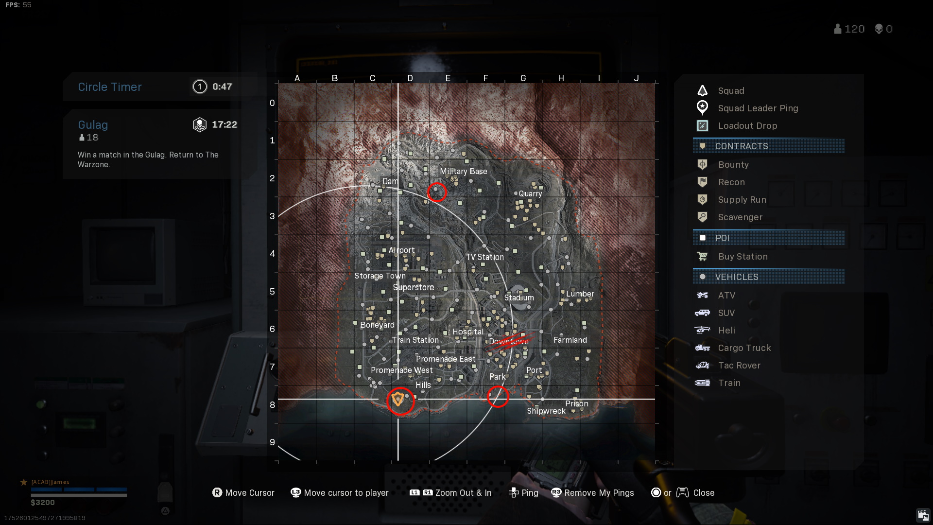 foresight locations warzone