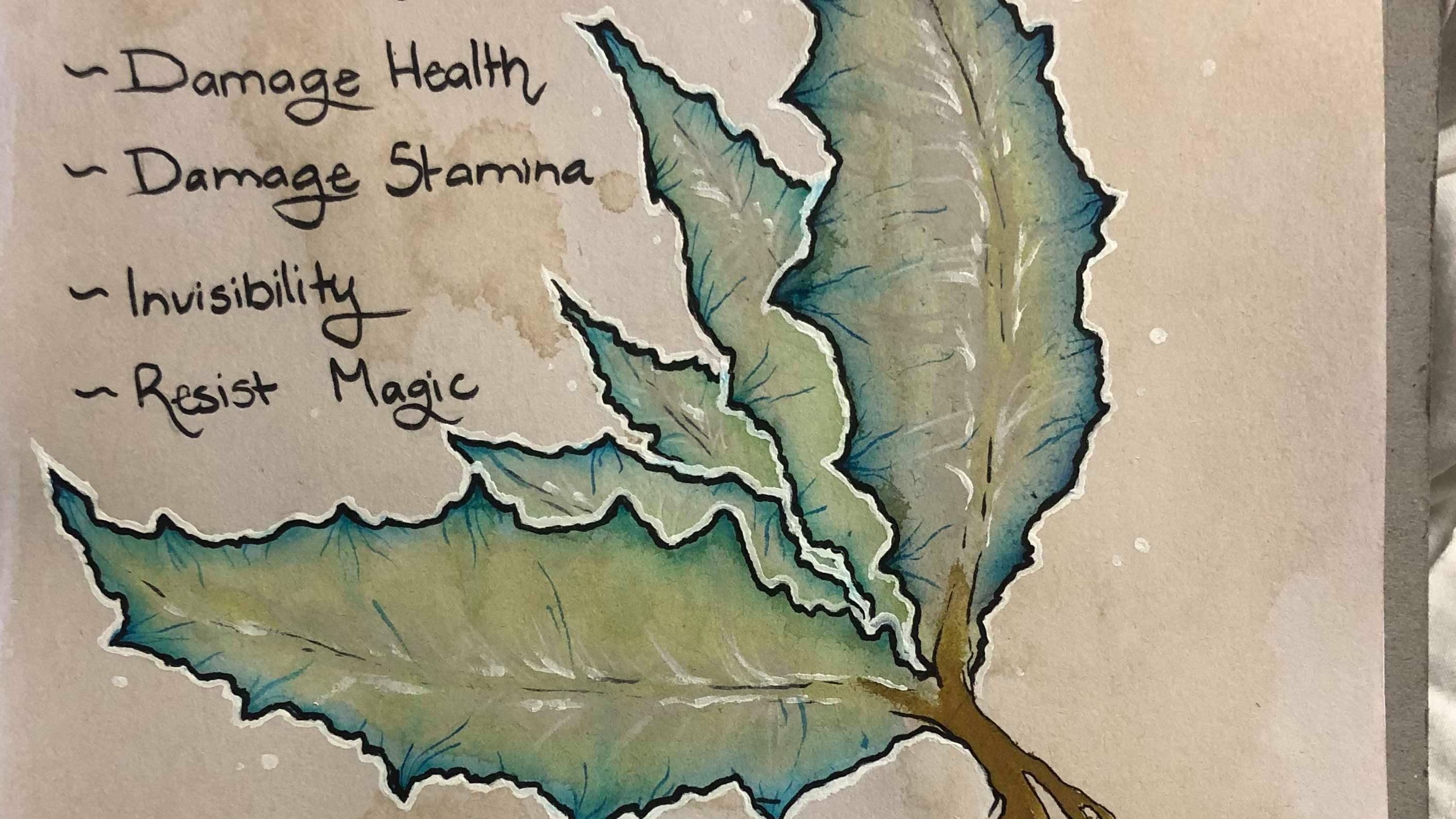 Image for A Skyrim fan is making lovely handmade illustrations of its alchemy ingredients