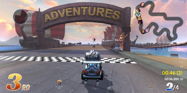 Image for Smite's karting minigame, Apollo's Racer Rumble