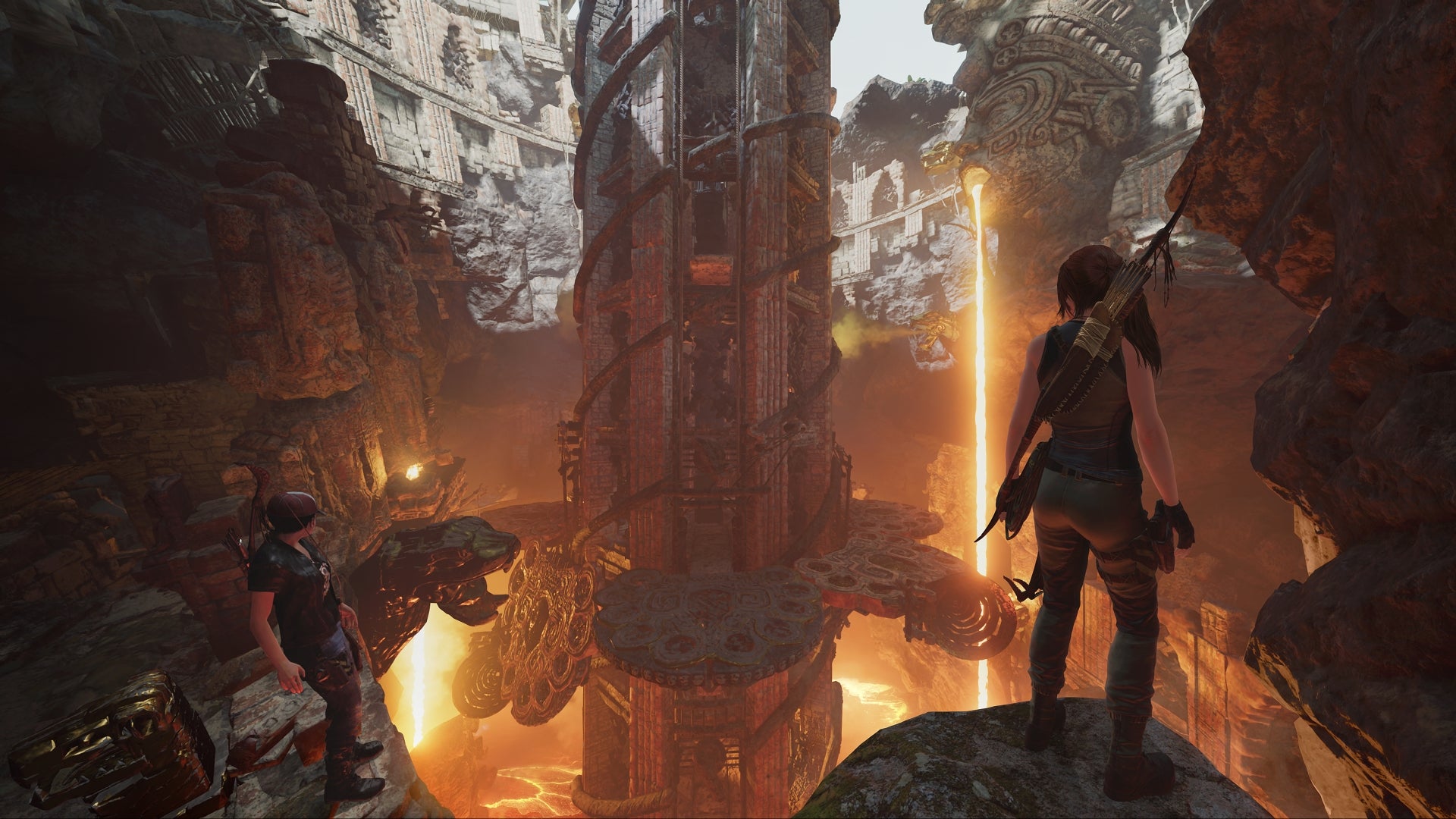 Image for Lara braves The Forge with a pal in Shadow Of The Tomb Raider's first DLC