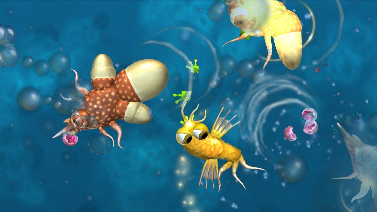 Sealife in a Spore screenshot.
