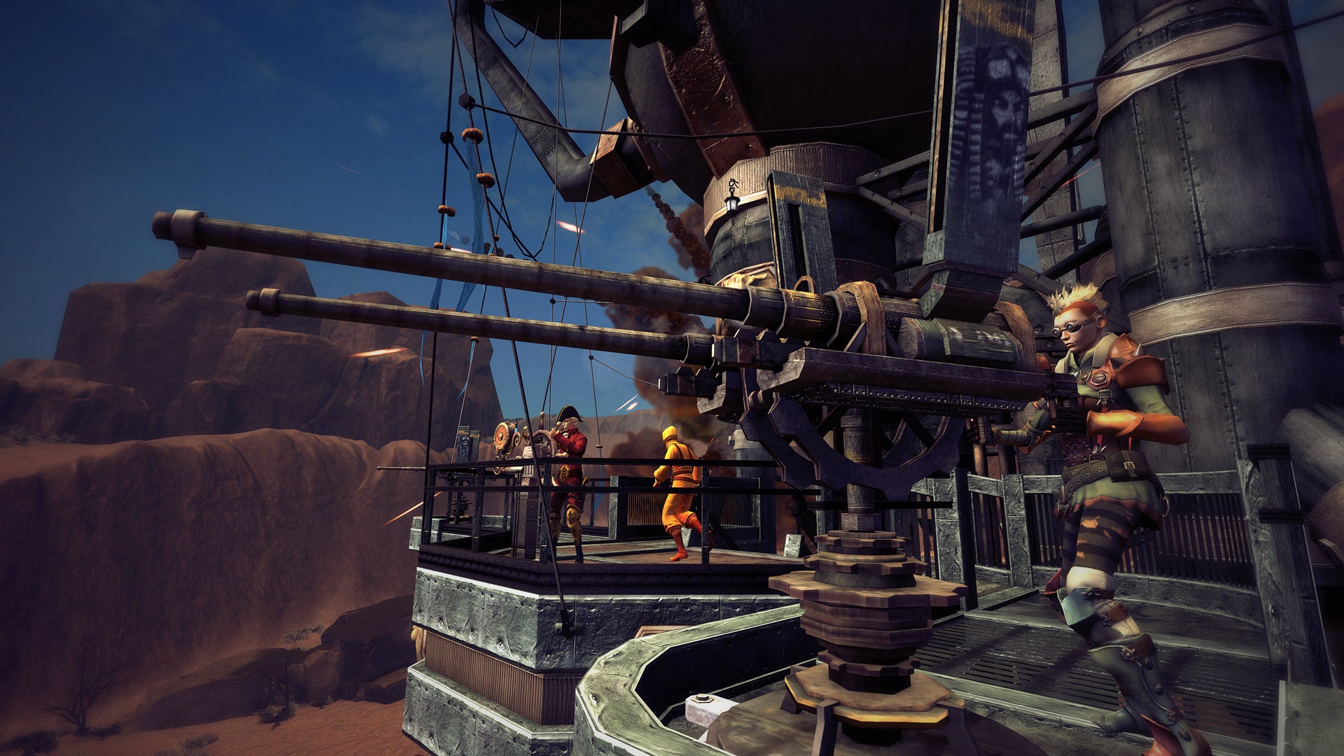 Image for Humble are giving away co-op skyship shooter Guns Of Icarus Alliance today