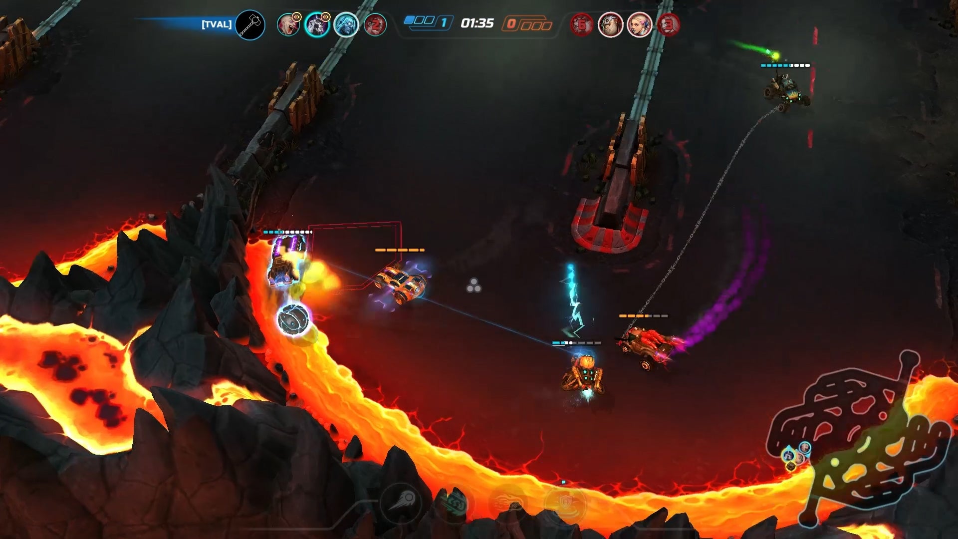 Image for Motor-sportsball "MOBA" Heavy Metal Machines powerslides out of early access