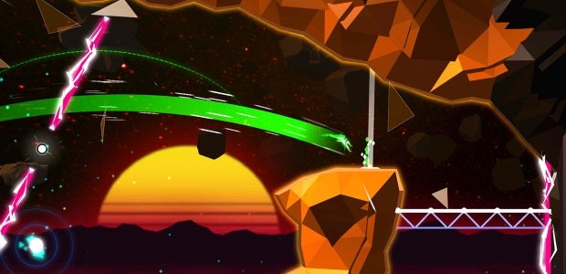 Image for Speedy synthwave grappling platformer Rifter is out now