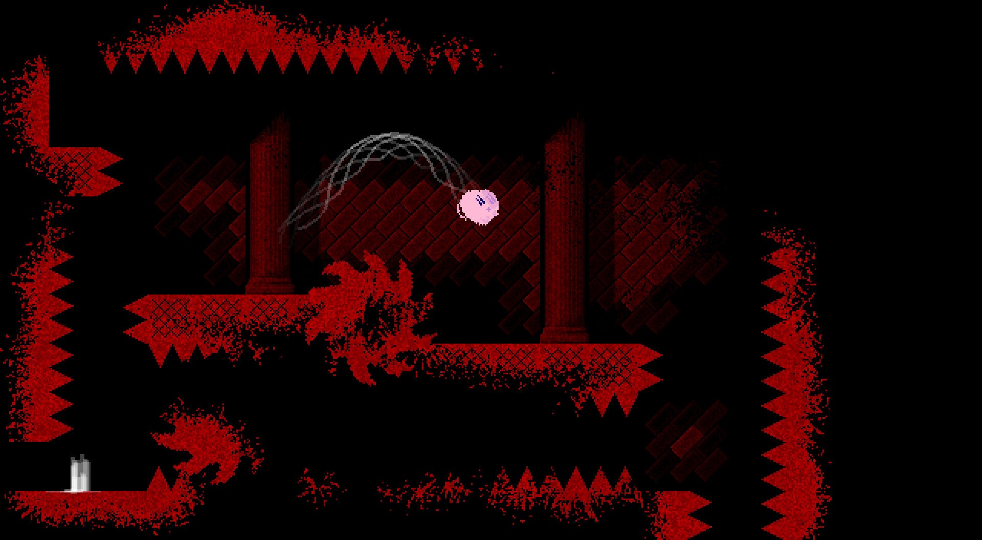 Image for Super Pig X only reveals the level once you've already died horribly