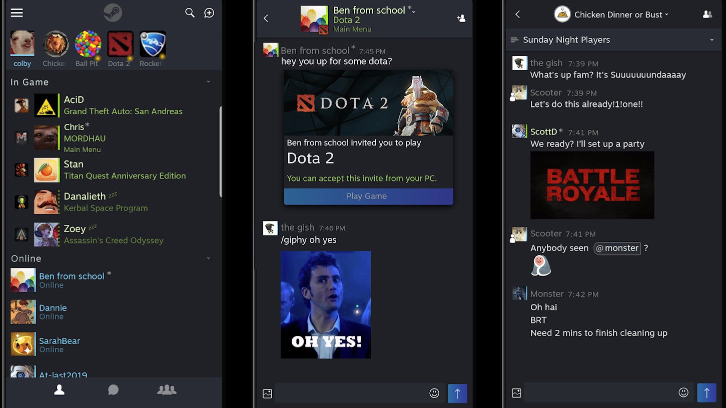 Image for Steam Chat launches new mobile app