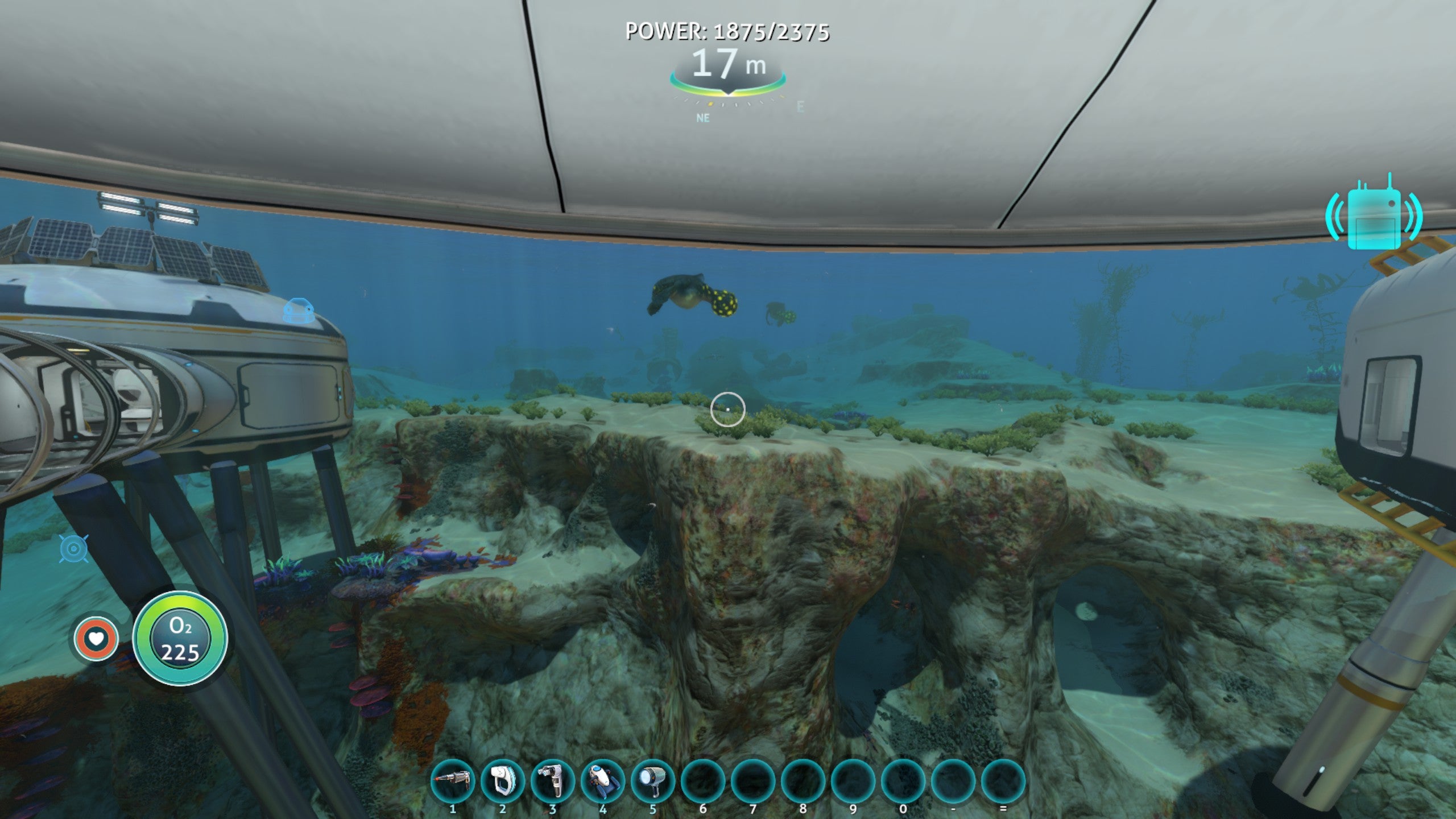 A screenshot of the More Quick Slots mod in Subnautica