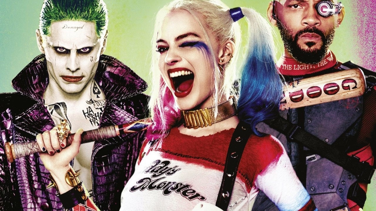 The heroes of Suicide Squad pose on the Blu-ray box art.