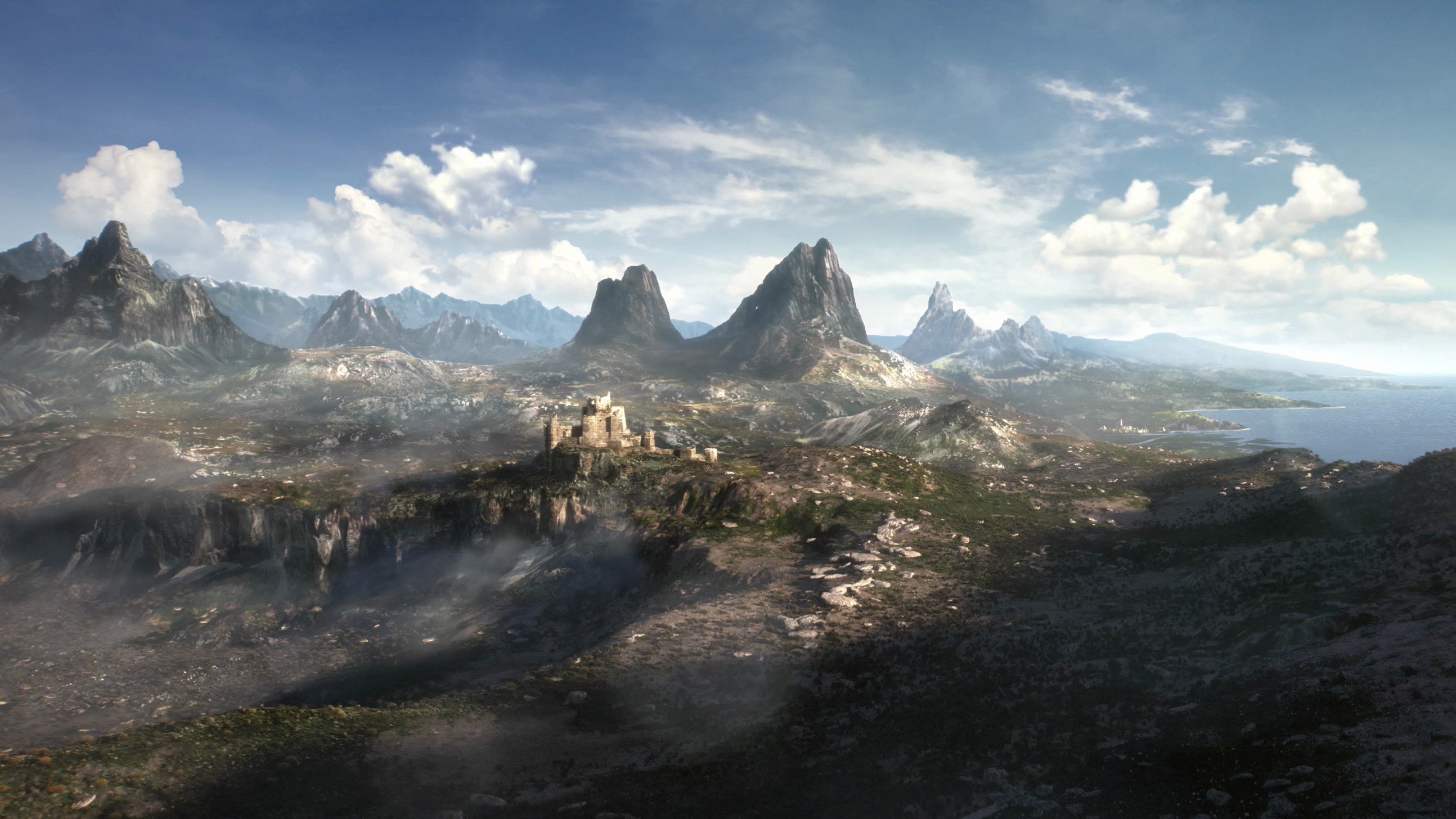 The unknown land of The Elder Scrolls VI in a frame from the 2018 teaser trailer.