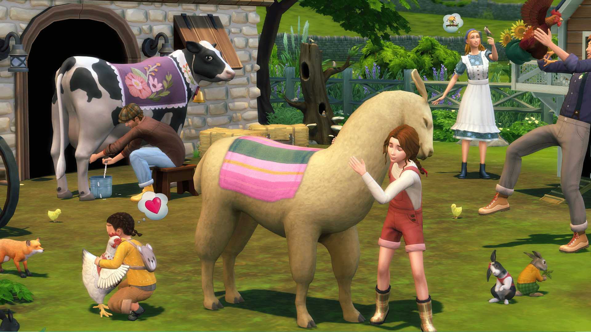 sims 4 lama pictures instead of family games4theworld