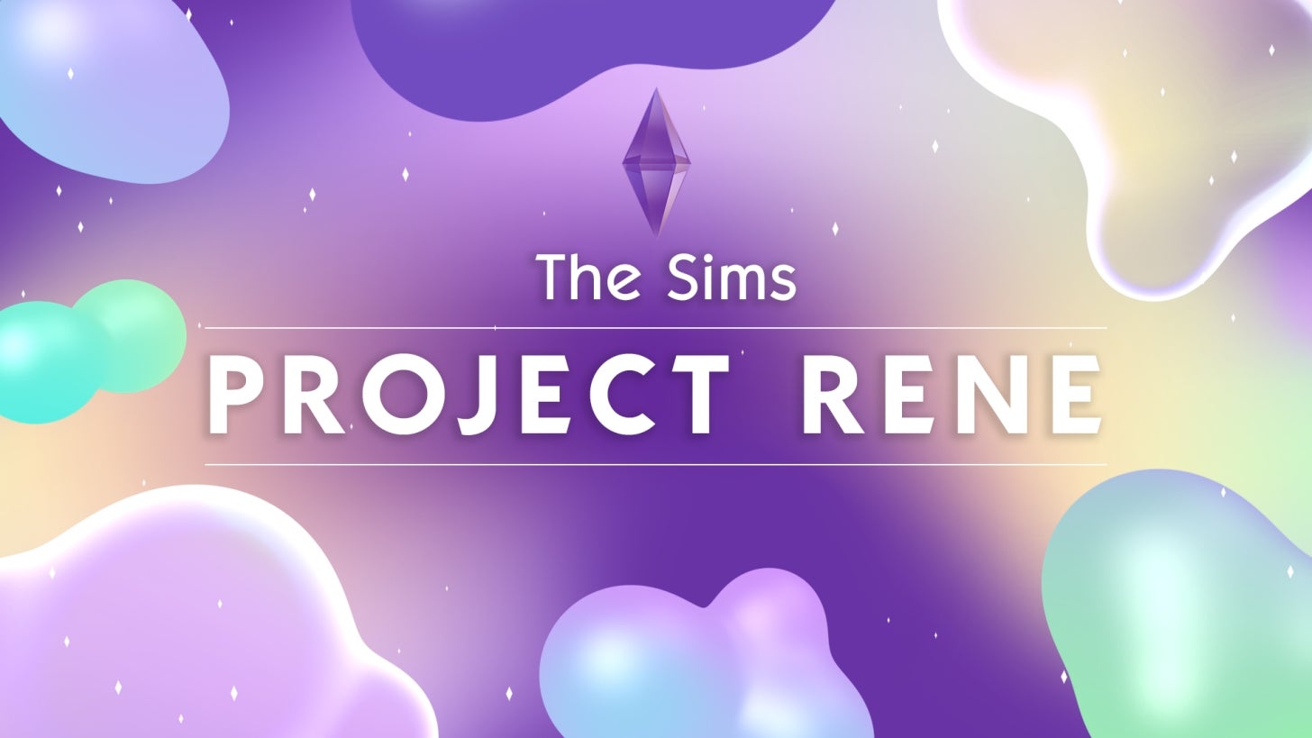 A logo for Project Rene, the next game in The Sims series.