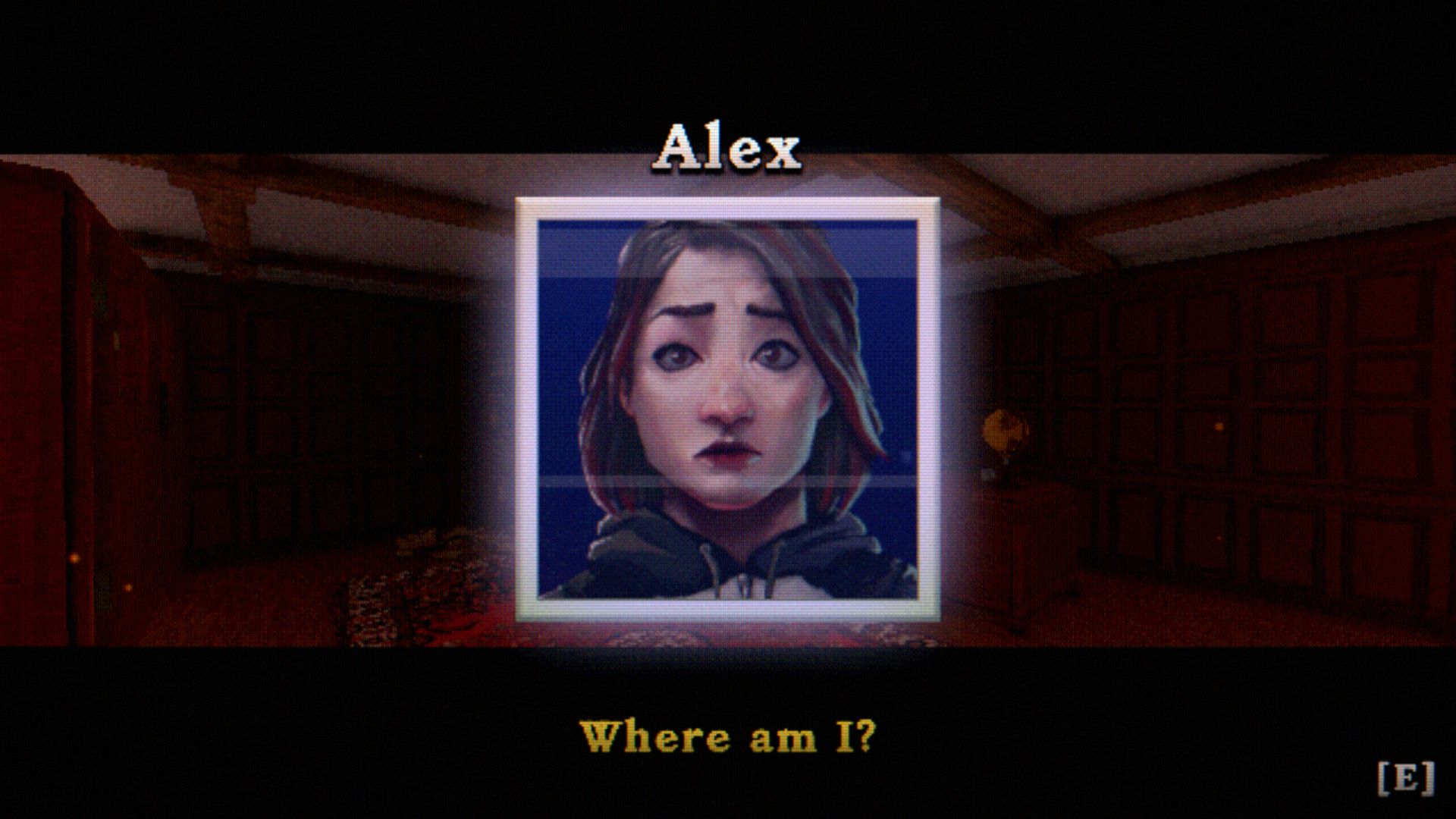Alex, protagonist of The Tartarus Key, wakes up in the creepy mansion