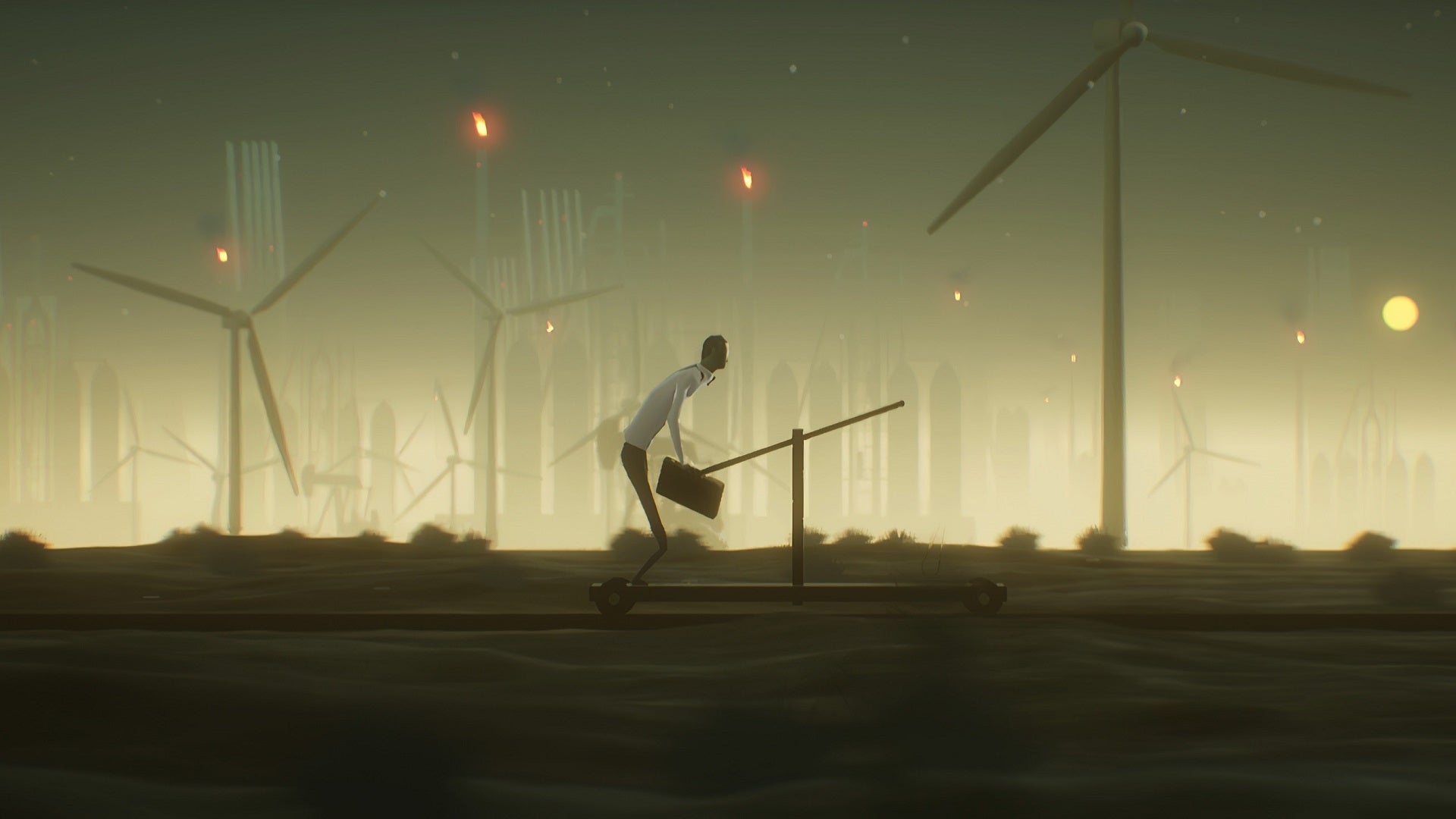 Image for Commuting home from work turns mighty spooky in this indie game
