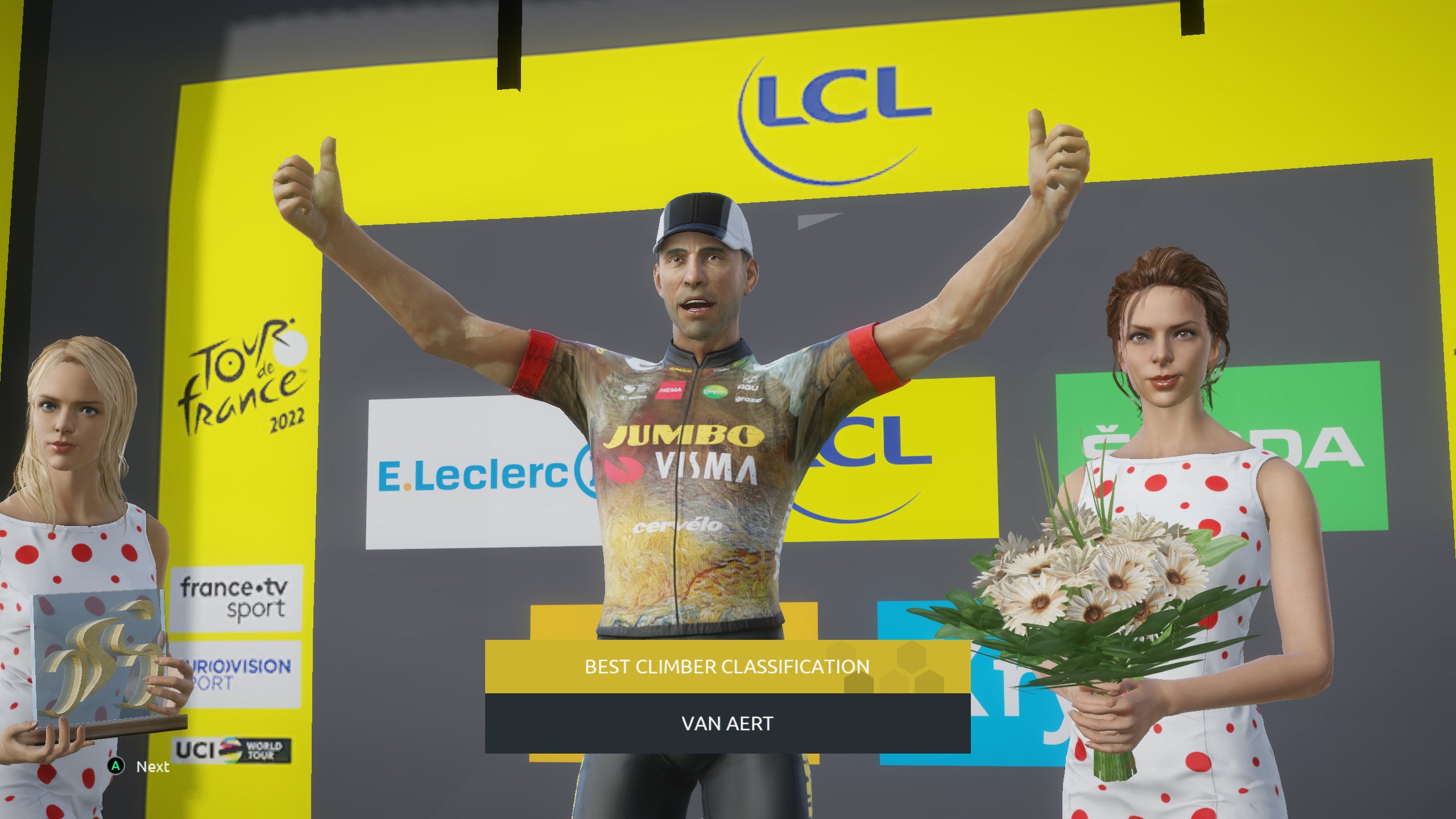 Lookalikes in the Tour de France 2022 video game.