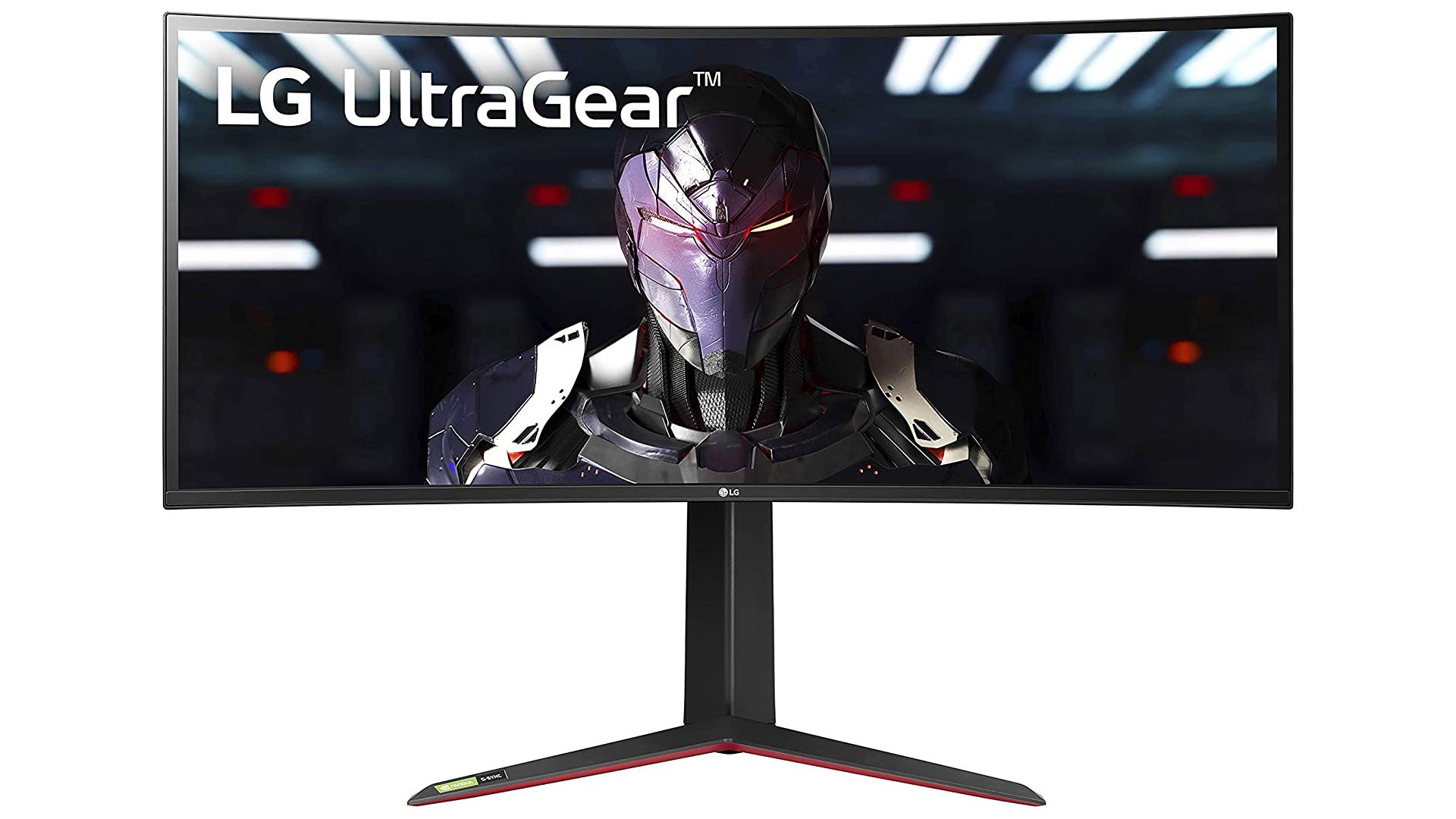a photo of a 34-inch LG ultra-wide monitor, which is particularly good for gaming