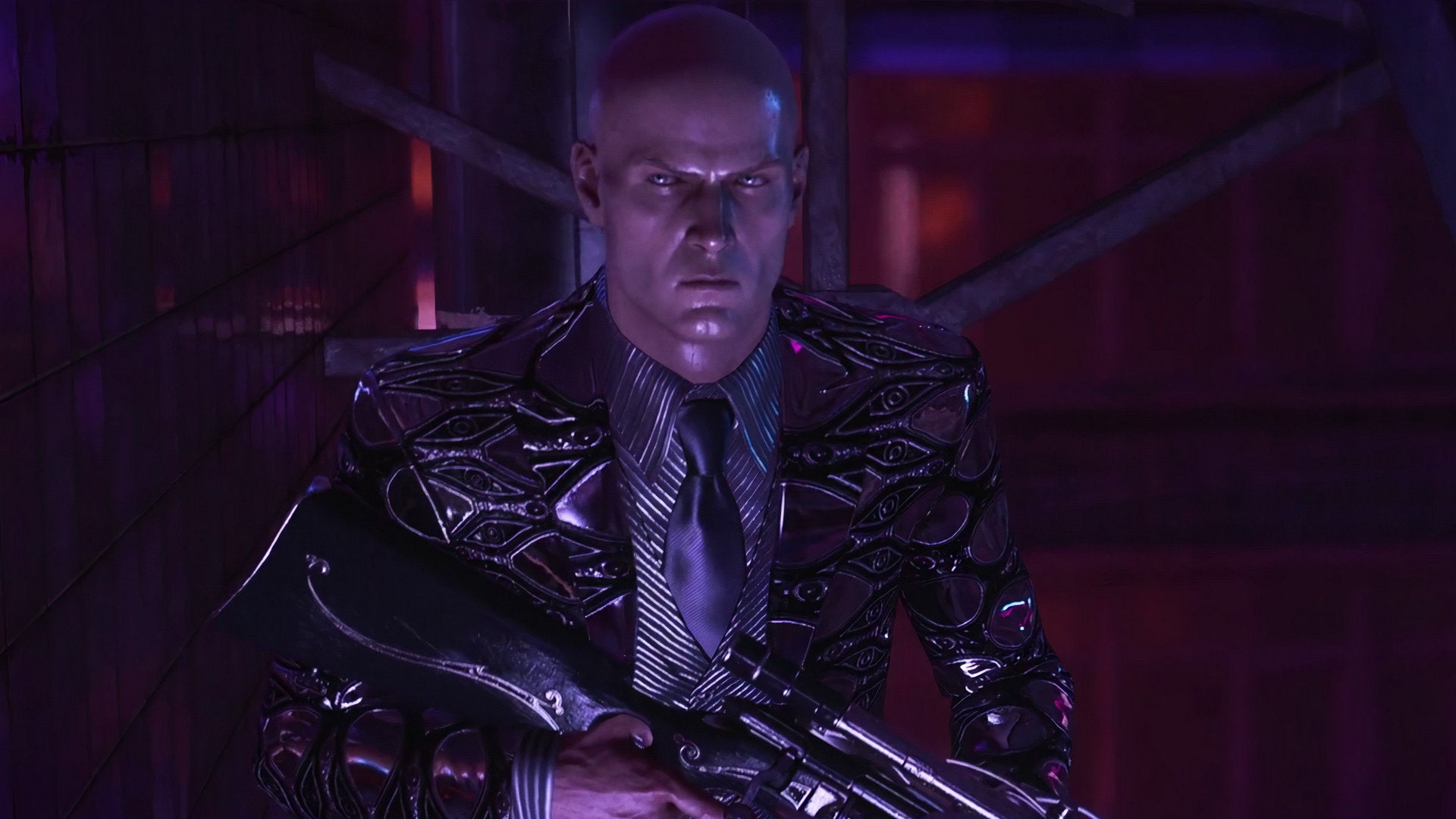 Image for The next Hitman 3 update will come with a PVC peacock outfit