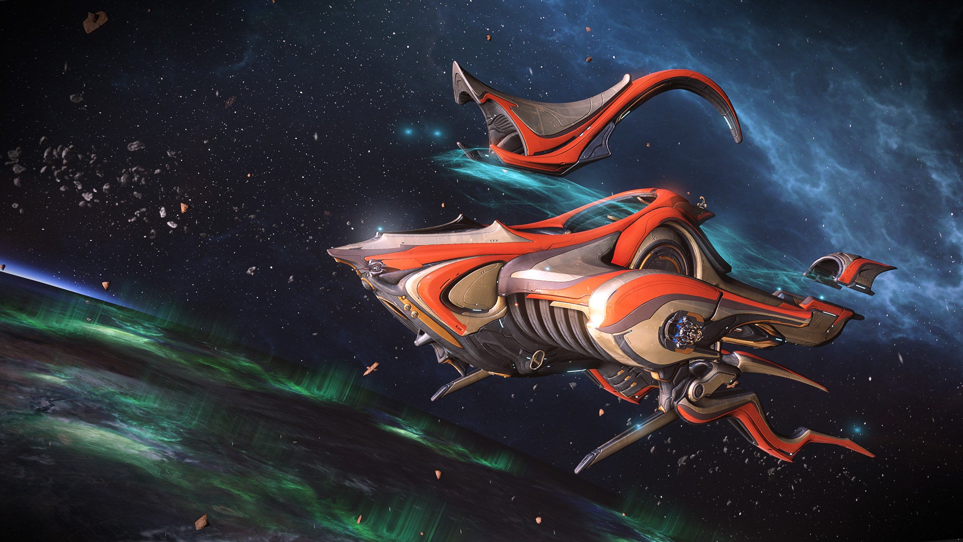 Image for Warframe's spaceship combat is now live with the Empyrean expansion
