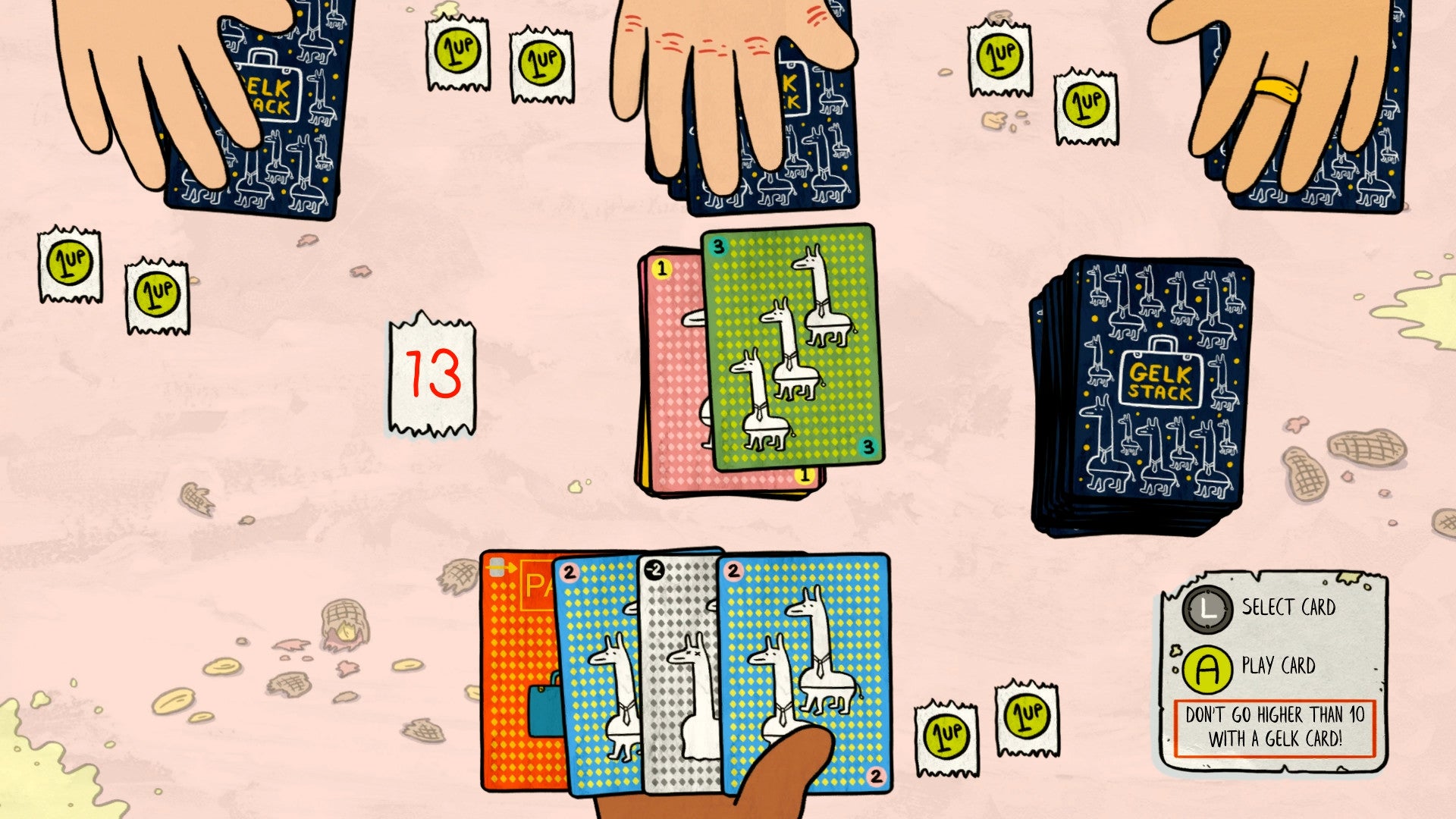 Welcome To Elk's very addictive card game Gelt Stack