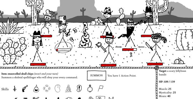 Image for Stickman RPG West of Loathing due out in August