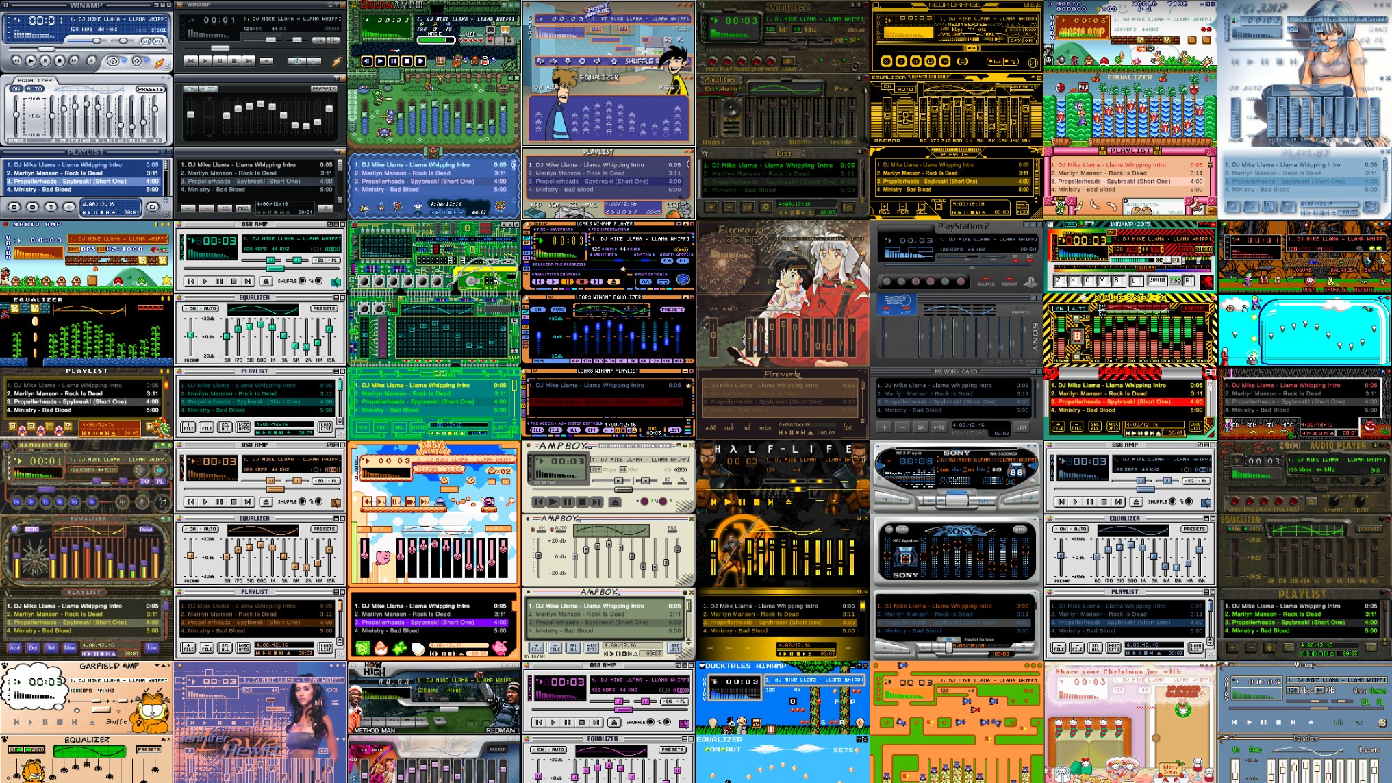 how to download winamp skins