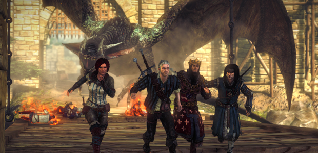 the witcher 2 dragon fight